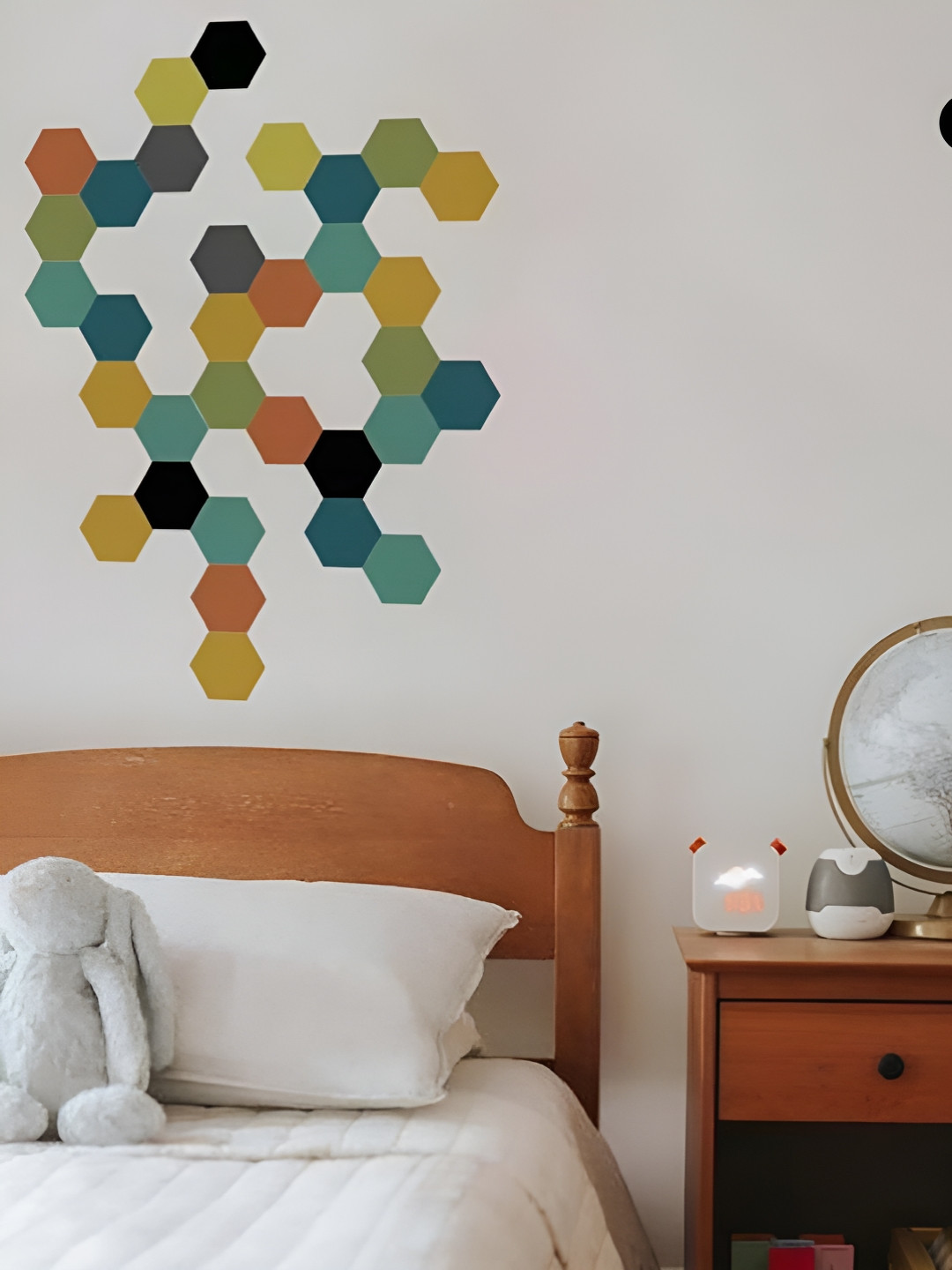 Asian royal Green & Blue Abstract Printed Decals and Sticker