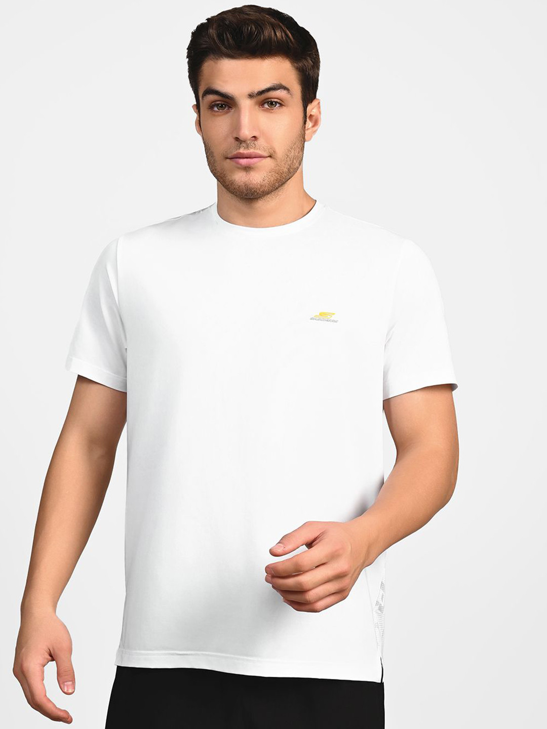 Skechers Sl Mesh Scribble Printed Tshirt