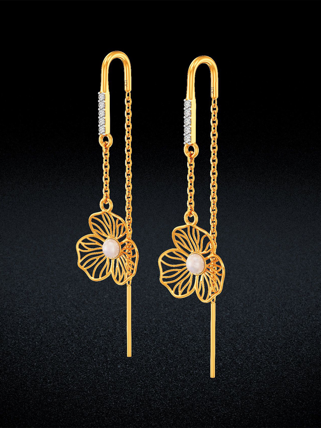 Joyalukkas Women 22KT Gold Earrings 3.53g