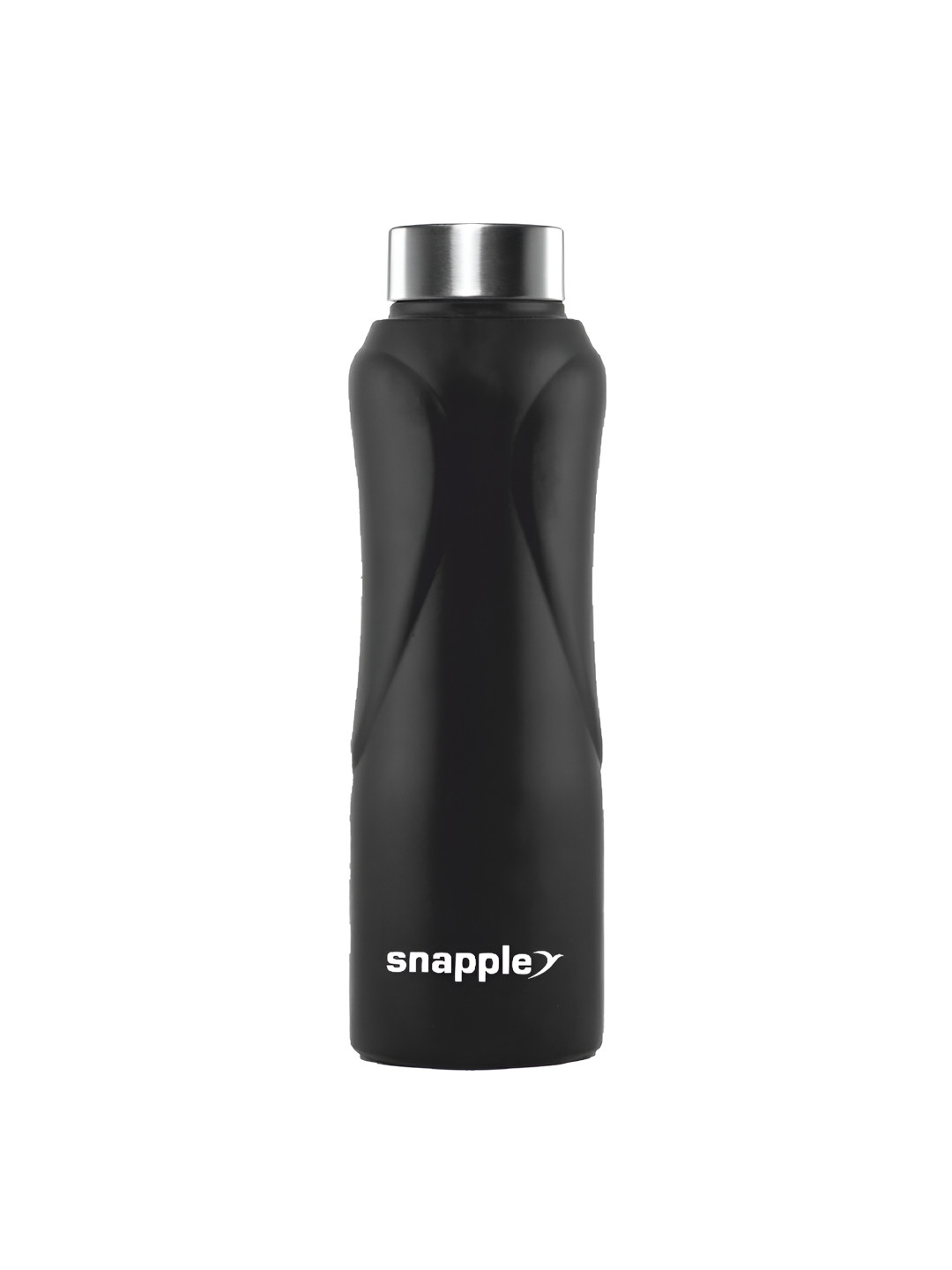 Snapple Breeze Black Brand Logo Stainless Steel BPA Free Water Bottle - 1L