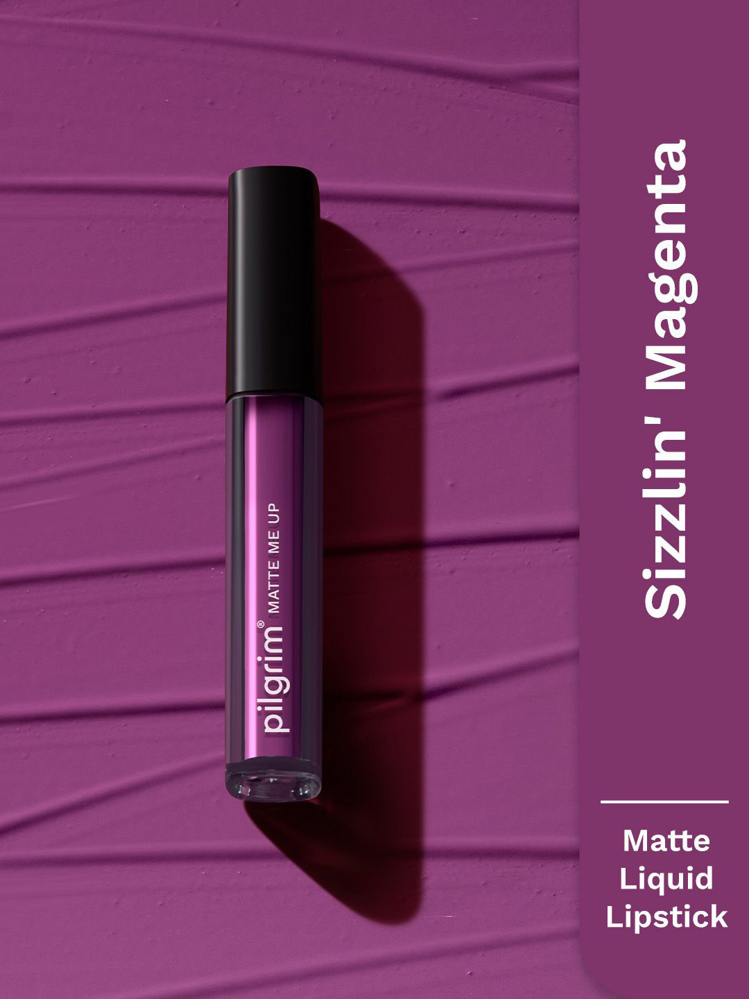 Pilgrim Matte Me Up Liquid Long-Lasting Lipstick - 3 ml - Sizzlin' Magenta - 14