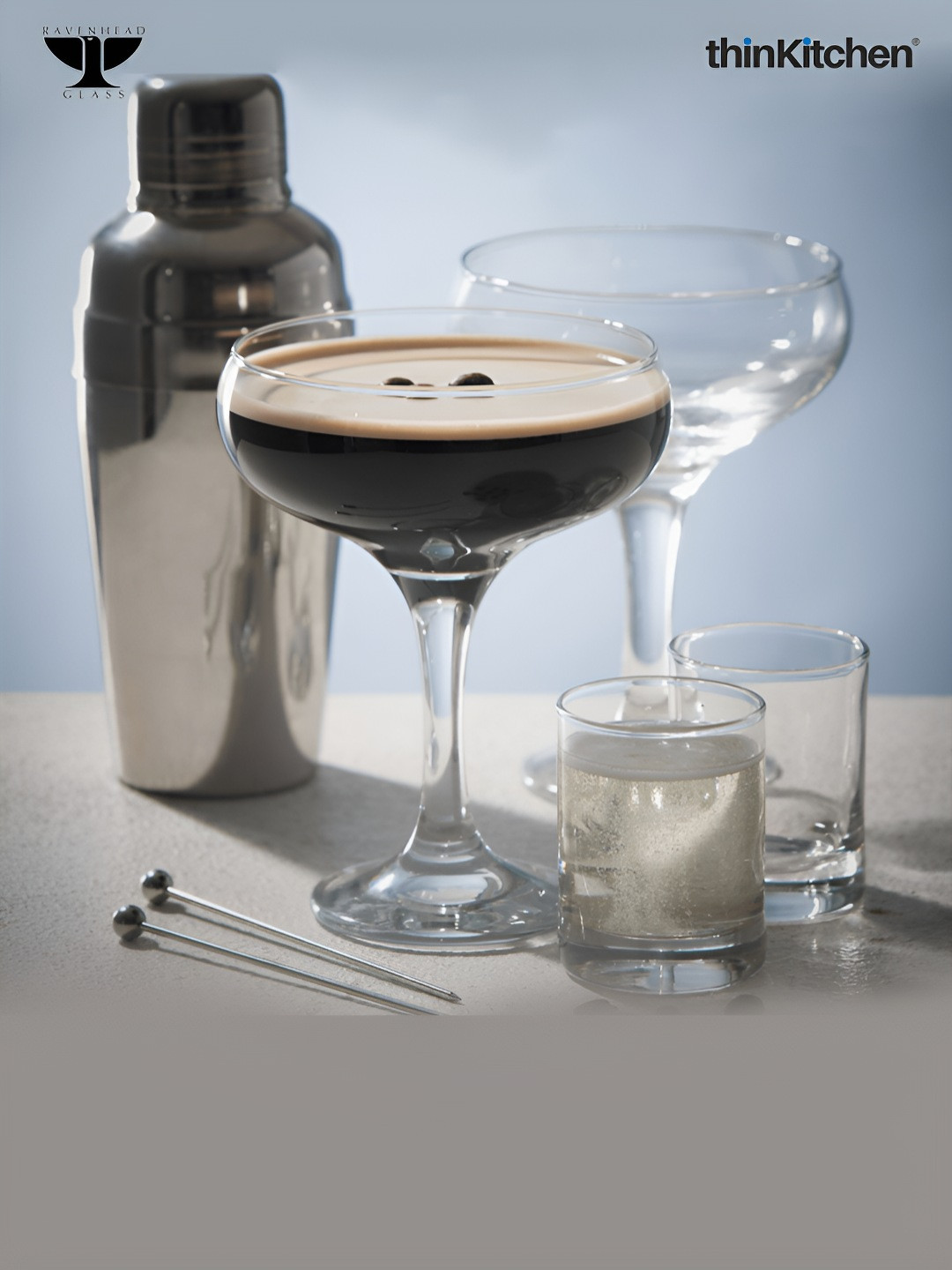 Ravenhead 2 Pieces Transparent Bar Glass