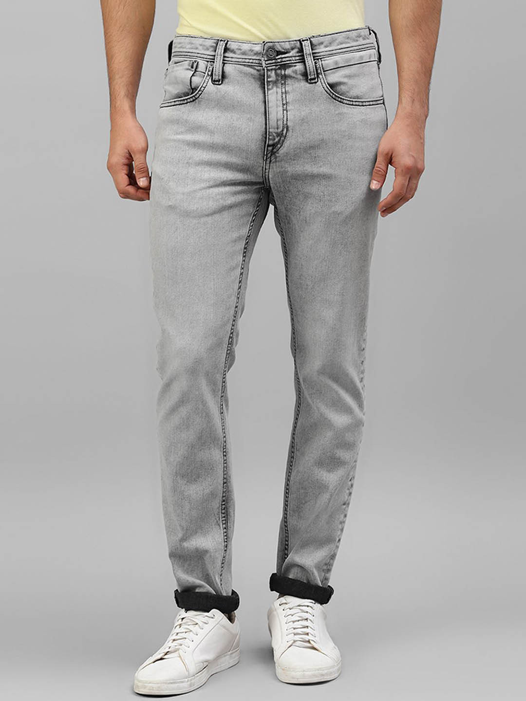 Royal Enfield Men Heavy Fade Mid-Rise Jeans