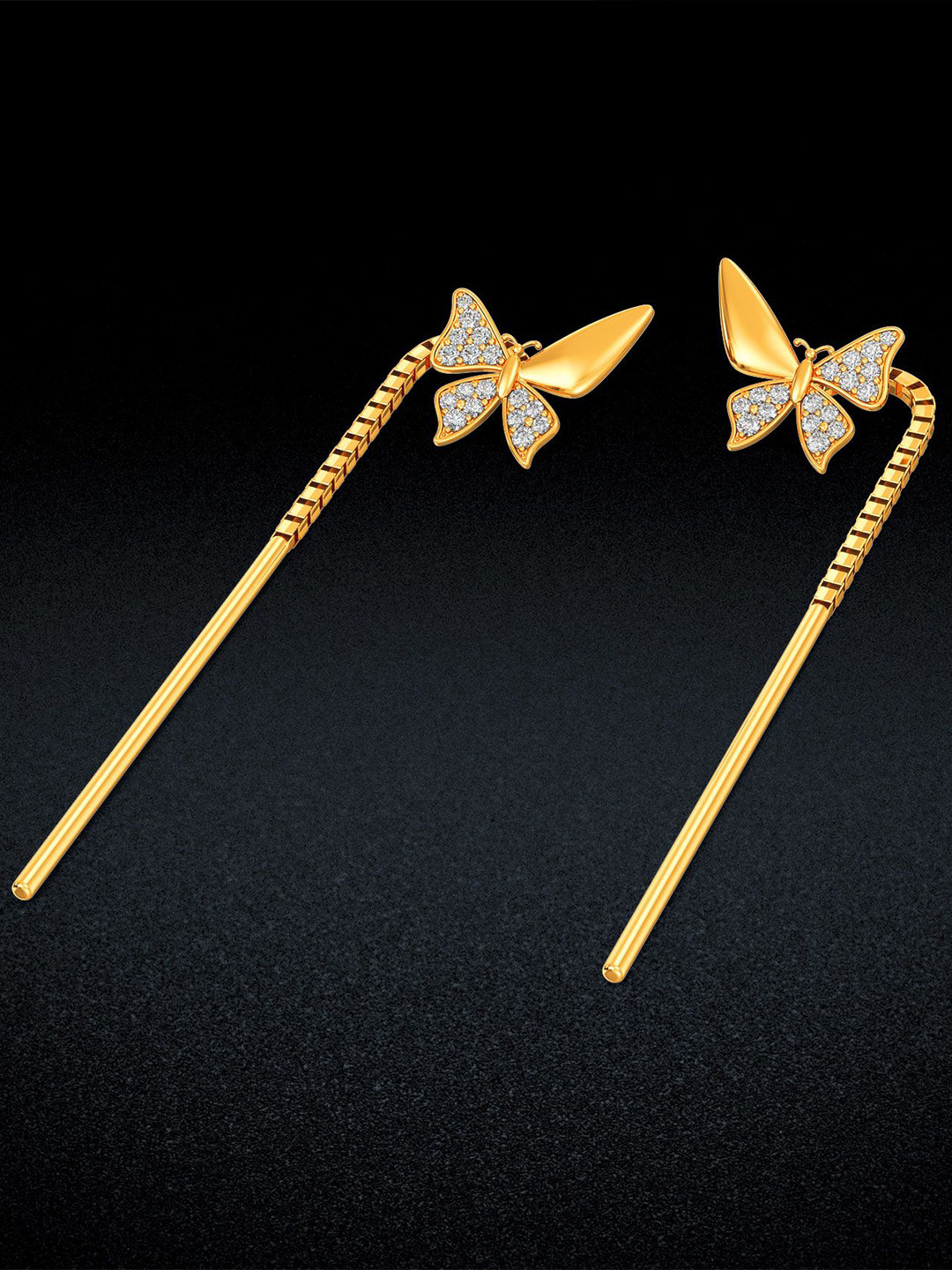 Joyalukkas Women 22KT Gold Earrings 2.47g