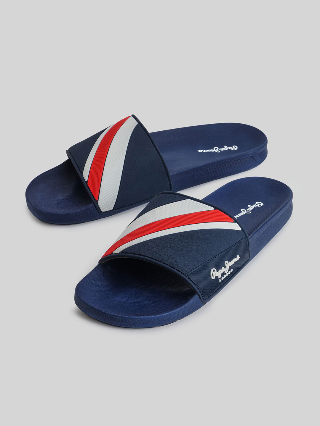 Pepe Jeans Men Colourblocked Flip Flops