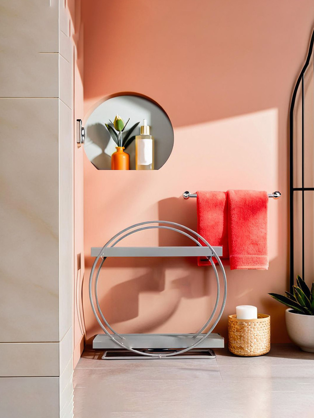 Kuber Industries Silver-Toned 2-Tier Multi-Utility Organiser