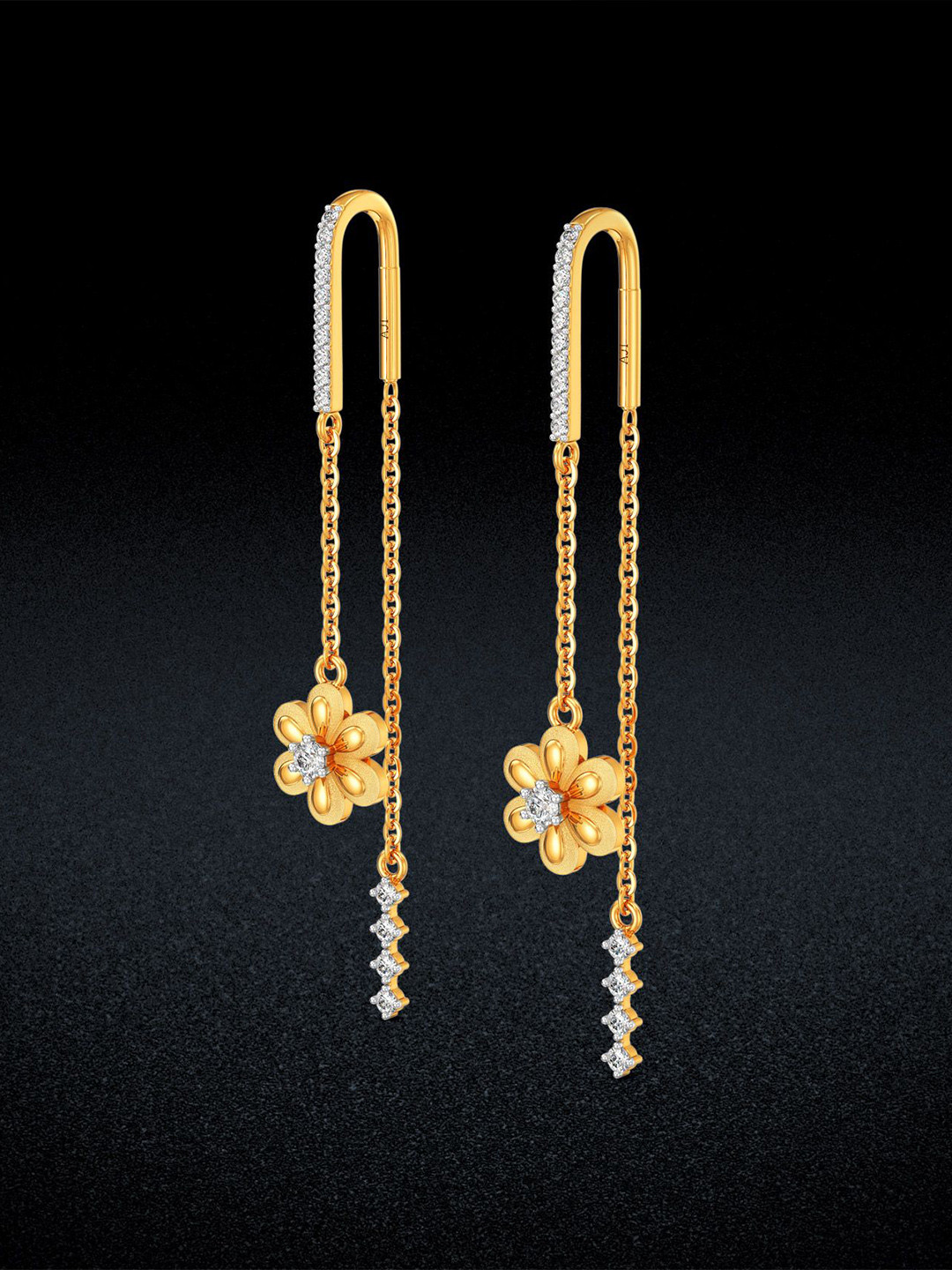 Joyalukkas Jewellers Company 22KT Gold Earrings