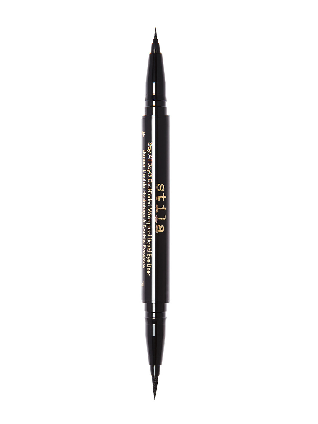Stila Stay All Day Dual-Ended Waterproof Liquid Eye Liner - Intense Black - 3.4 ml