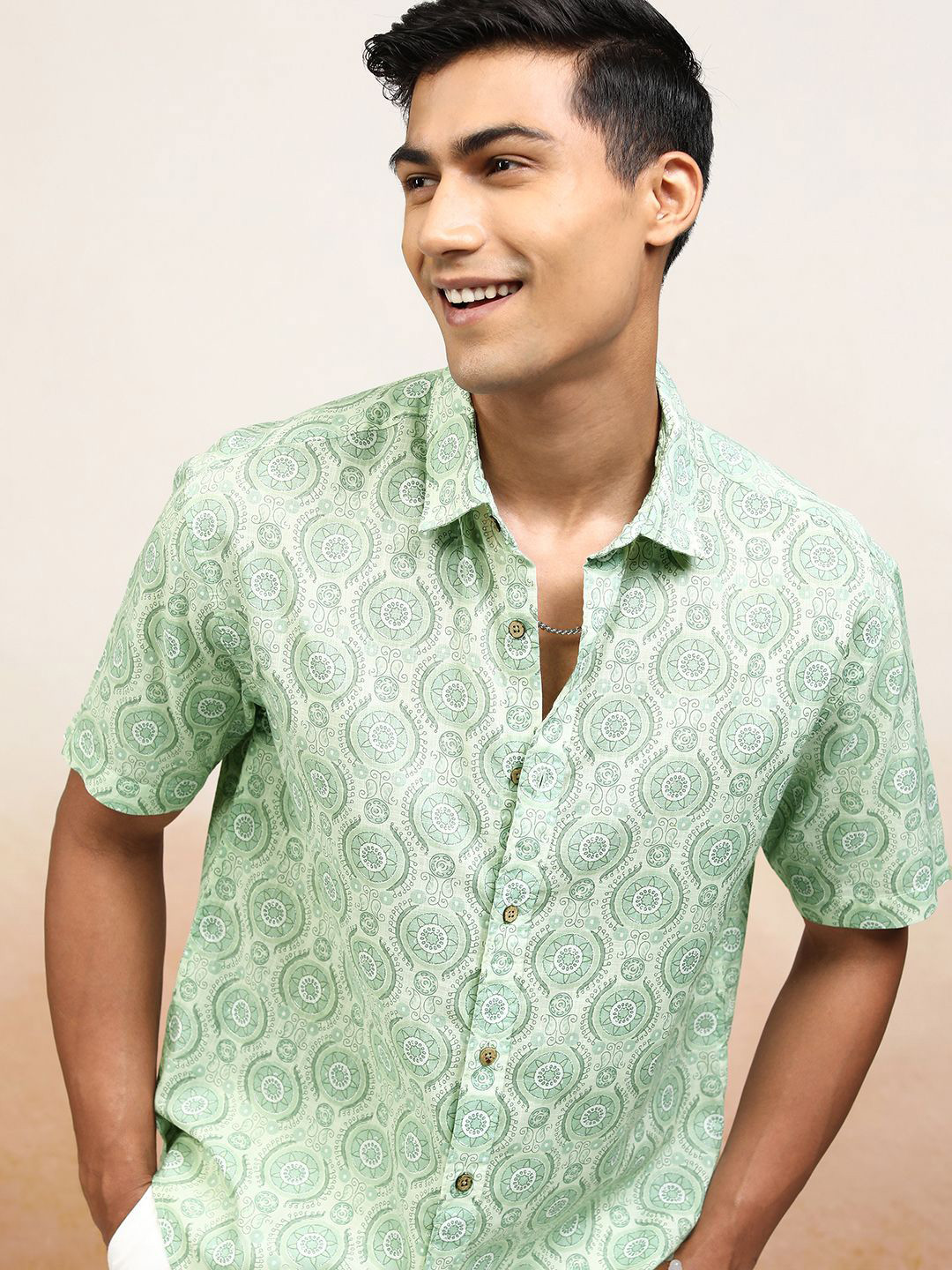 Highlander Men Printed Relaxed Shirt