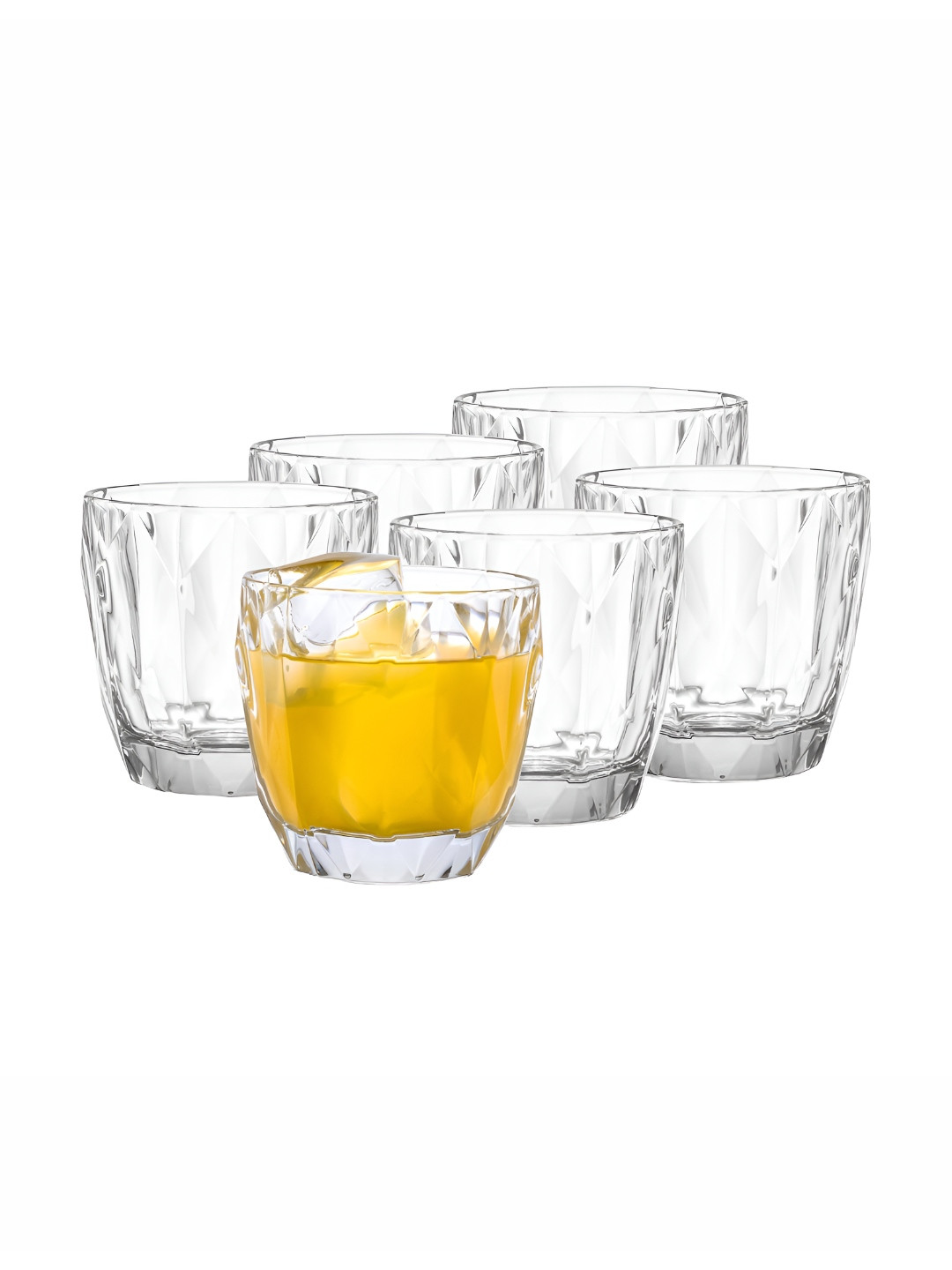 Dubblin Jubilee Transparent 6 Pieces Whiskey Glasses 250ml