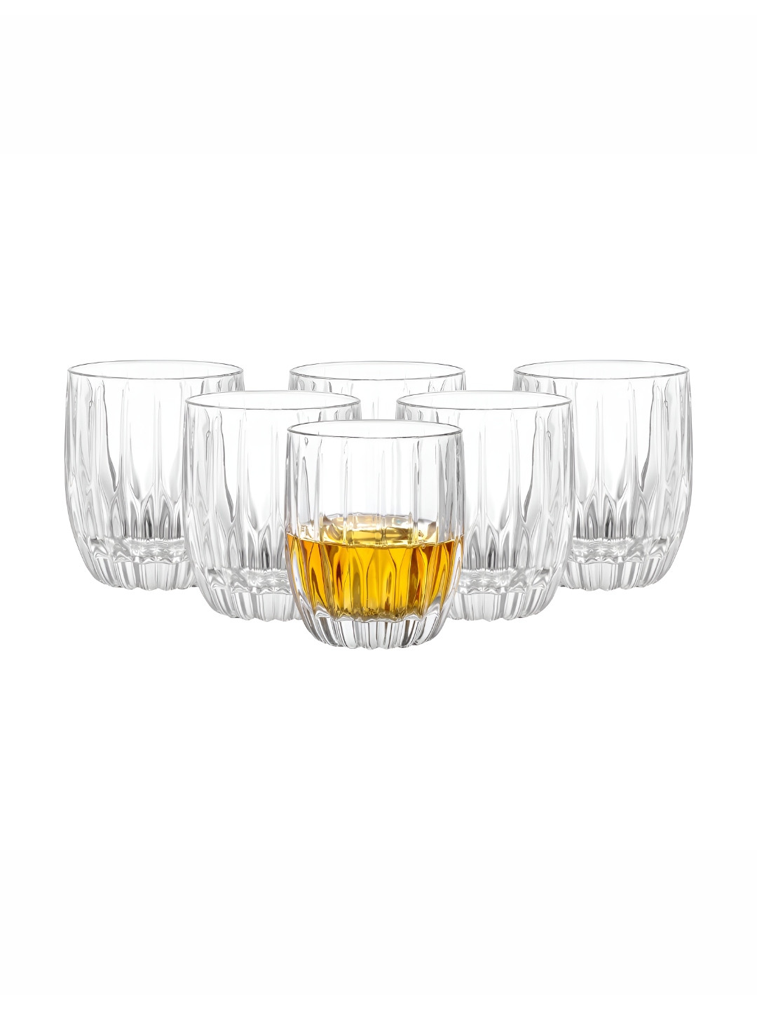Dubblin Florence Transparent 6 Pieces Whiskey Glass 280 ml