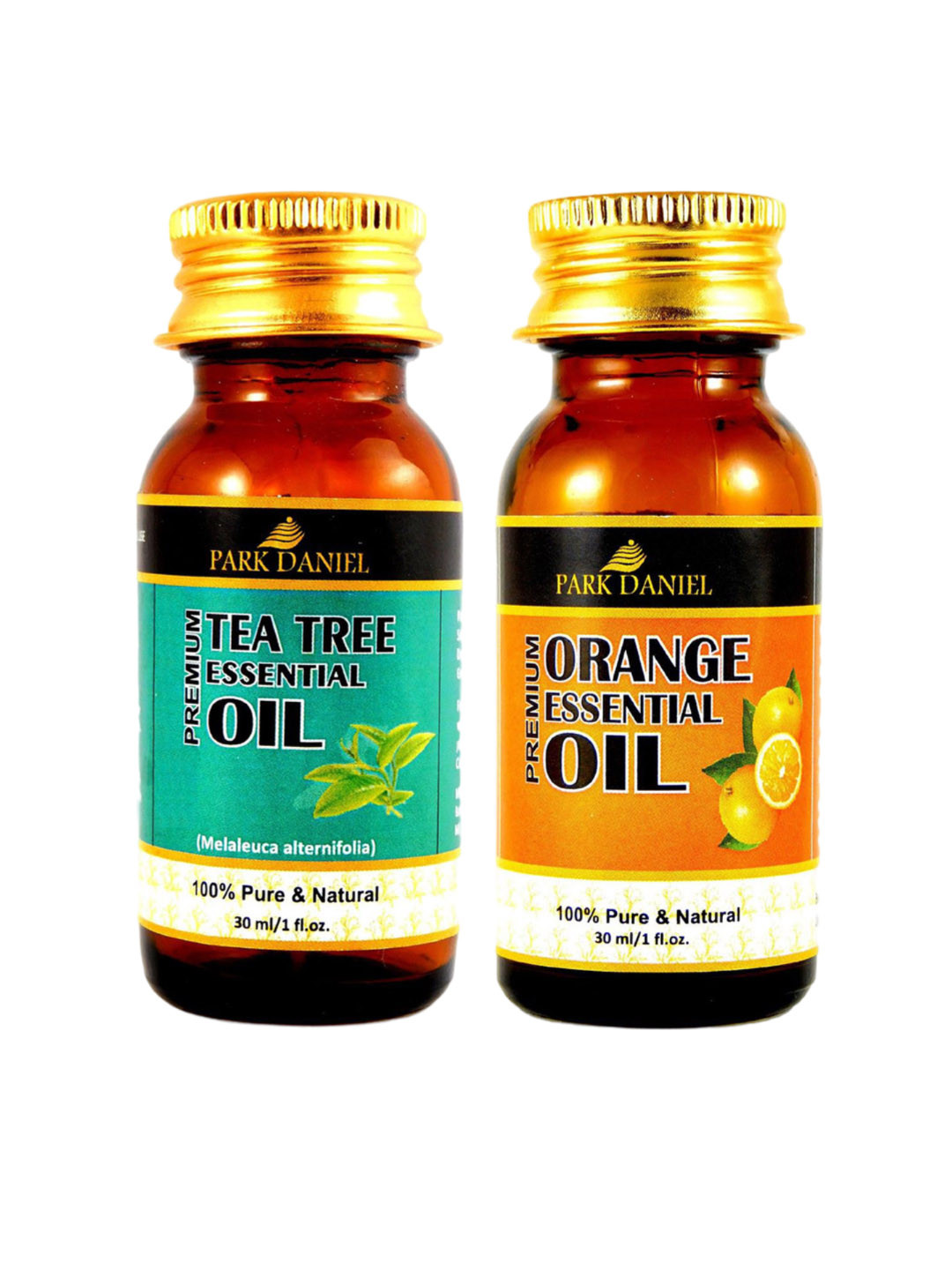 Park Daniel Set Of 2 Tea Tree & Orange Essential Oil For Skin & Hair- 30 ml Each