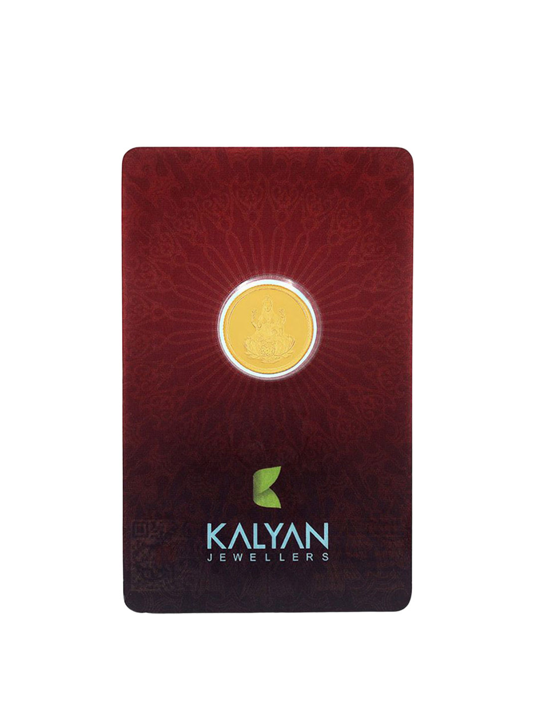 Kalyan Jewellers 24KT 999 Purity Goddess Lakshmi Gold Coin- 2 g