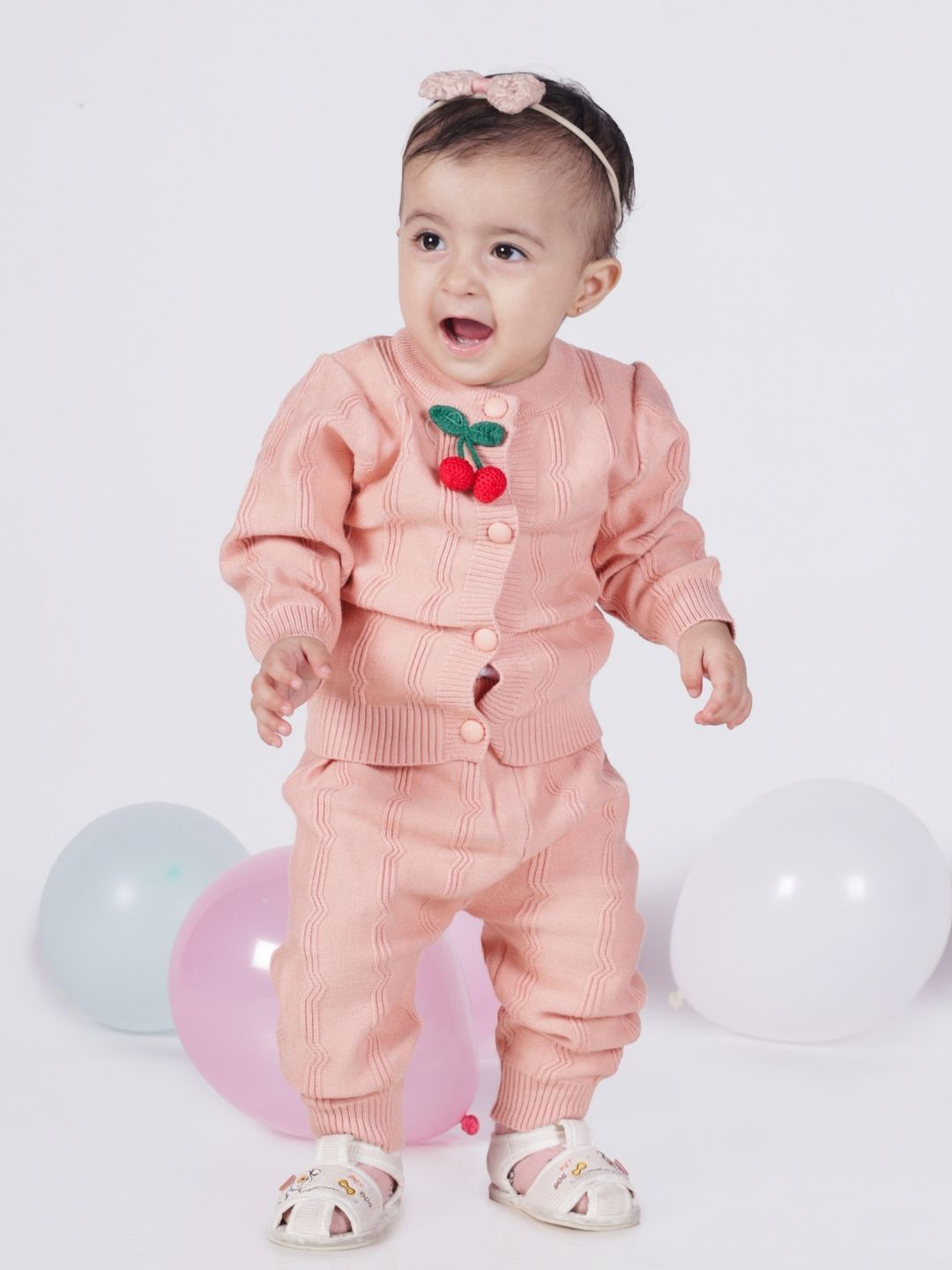 MAMA AND PEACHES Unisex Kids Pure Cotton Shirt with Joggers