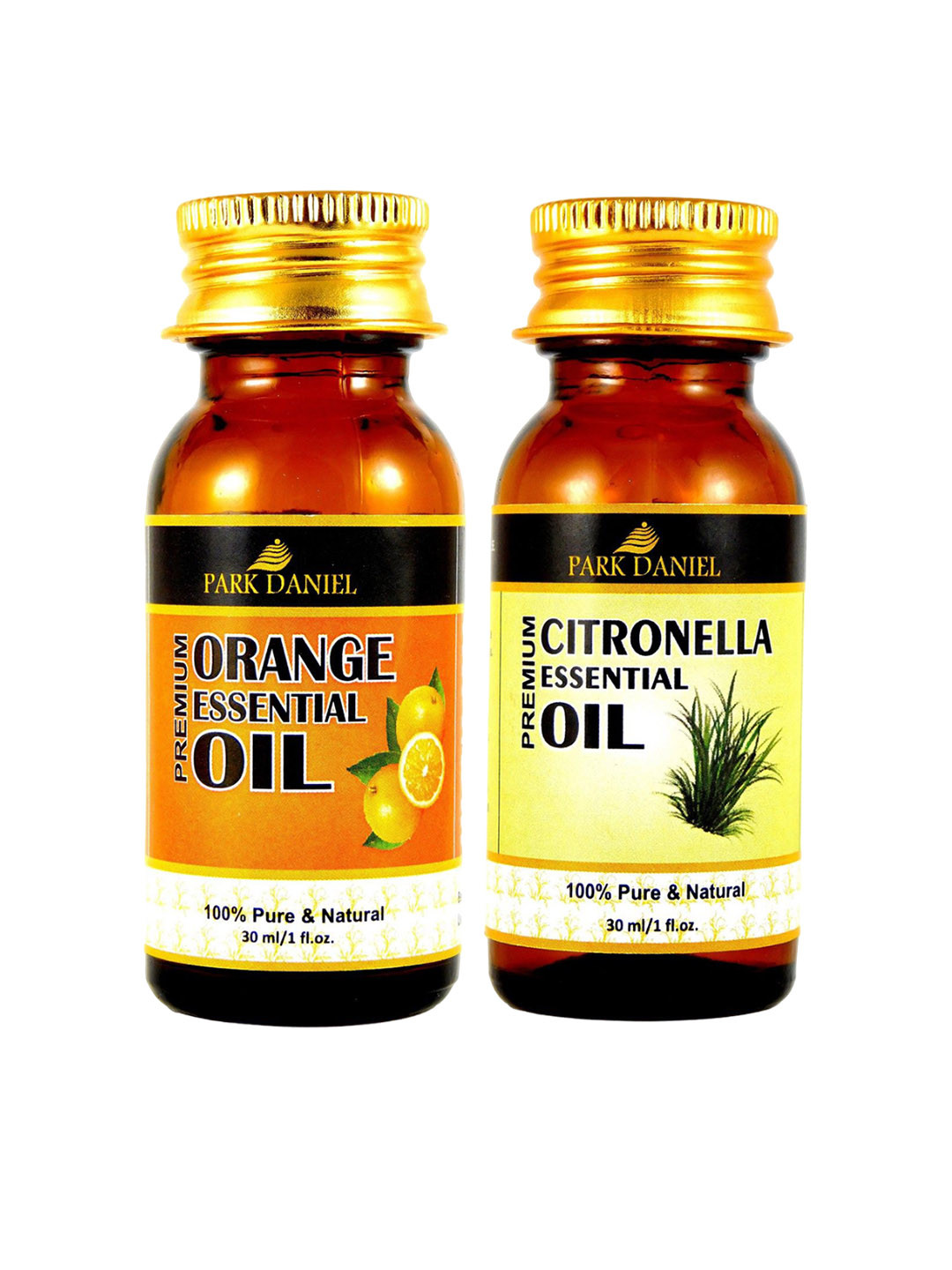 Park Daniel Set Of 2 Premium Orange & Citronella Oil For Hair & Skin - 30 ml Each