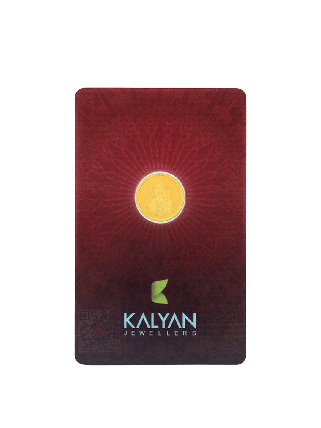 Kalyan Jewellers 24K (999) Purity Goddess Lakshmi Gold Coin 1 Gms