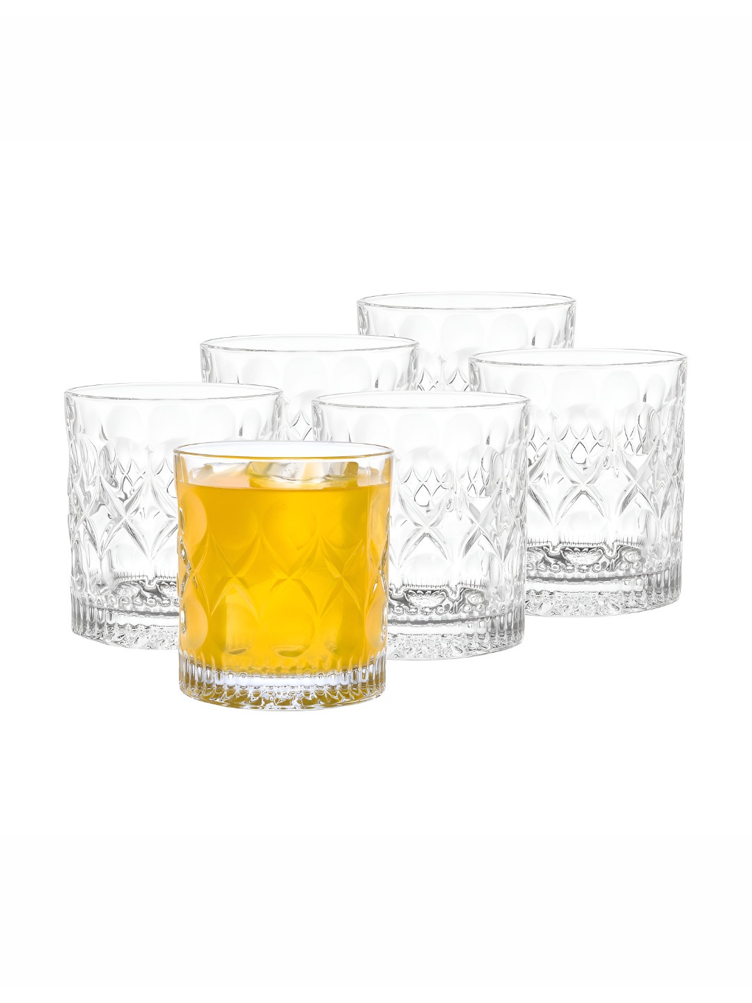 Dubblin Viceroy 290 Premium 6 Pieces Transparent Scratch Resistant Whiskey Glass 290ml