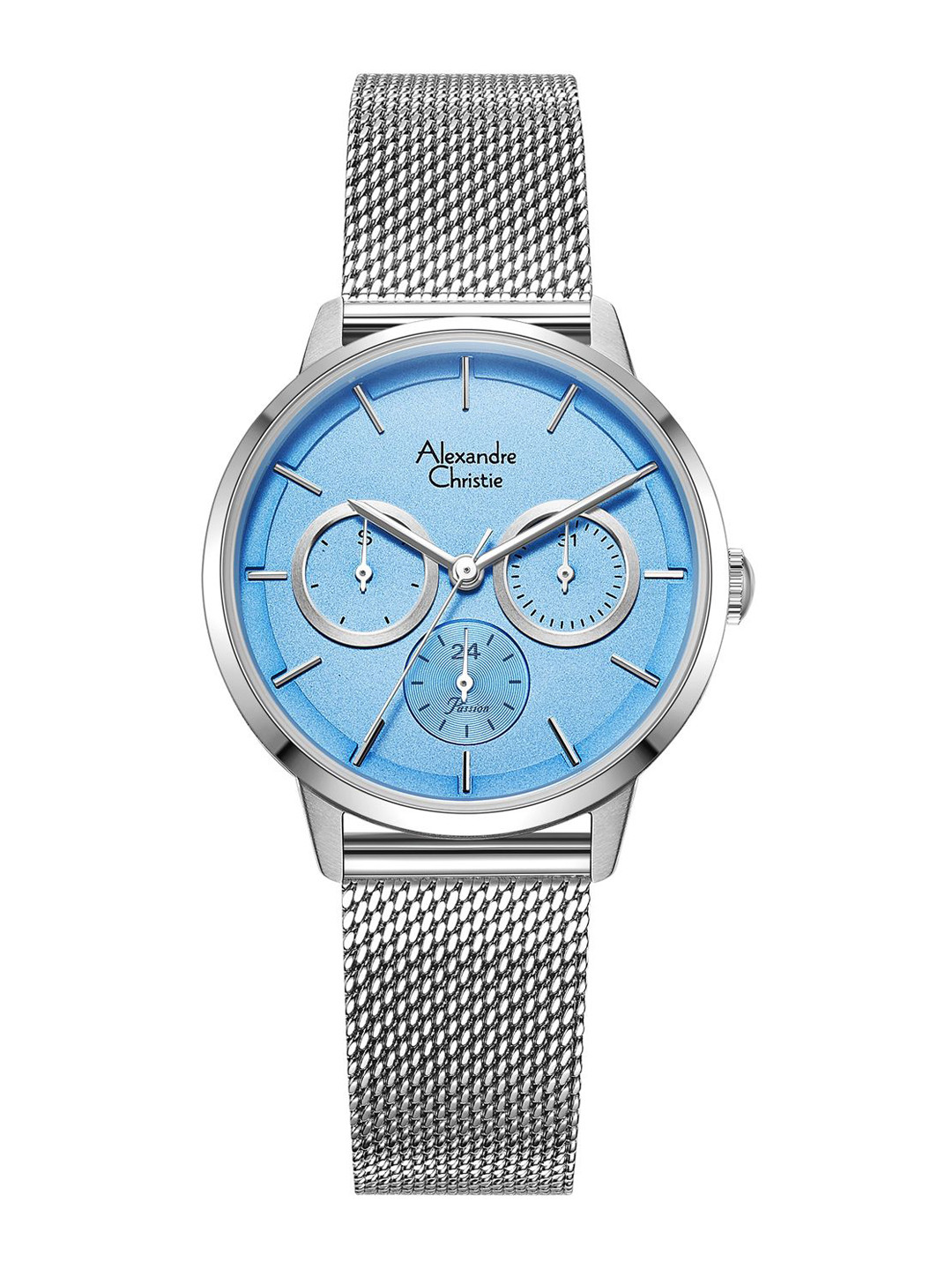 Alexandre Christie Women Patterned Dial Bracelet Style Straps Analogue 2682BFBSSLB