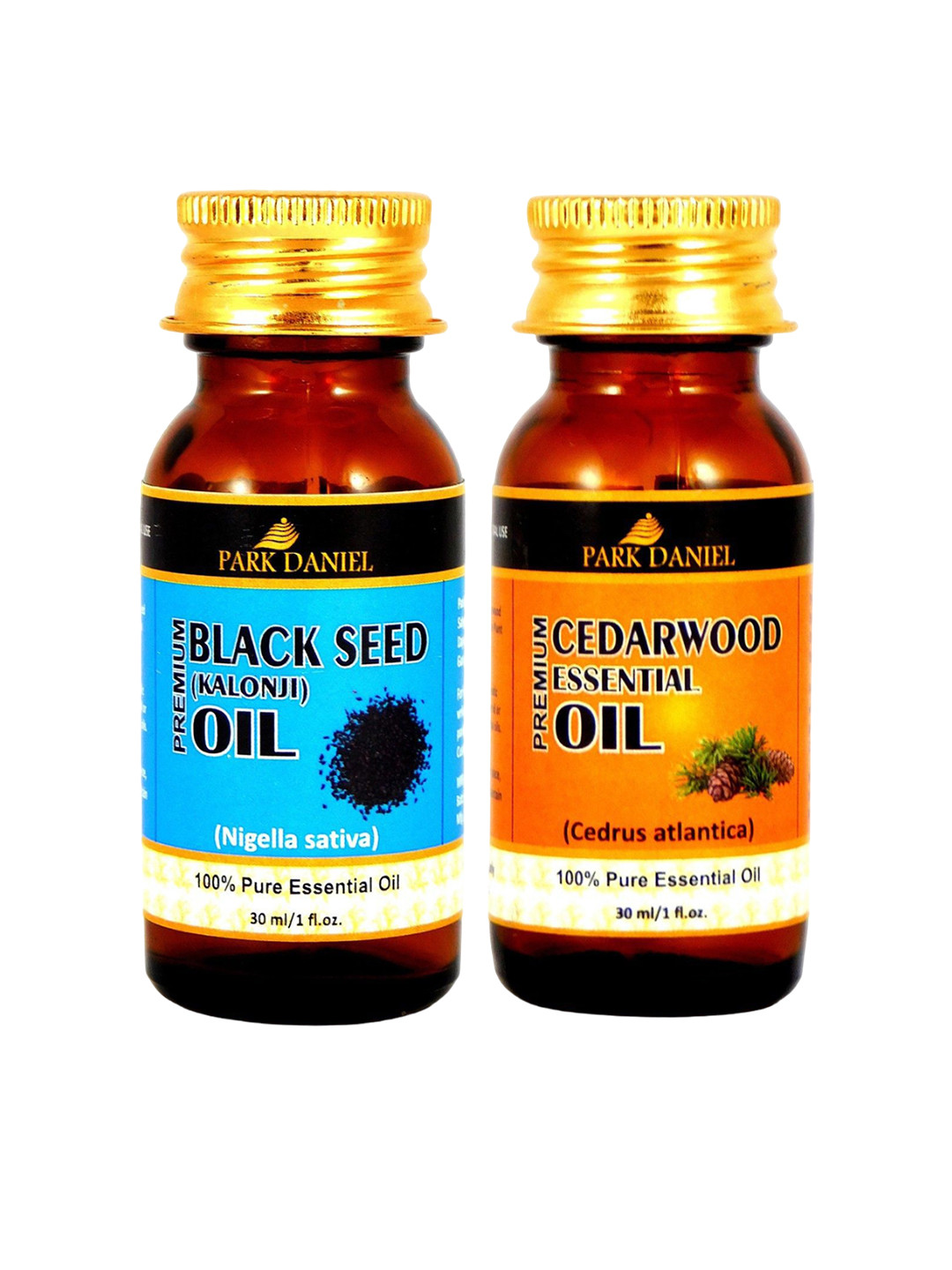 Park Daniel Set Of 2 Black Seed With Cedarwood Oil For Skin & Hair- 30 ml Each
