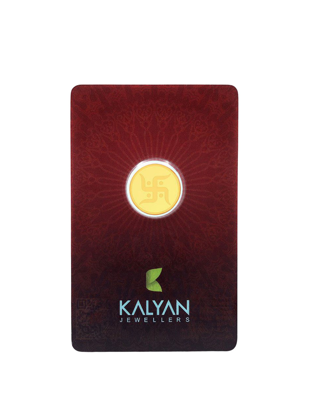 Kalyan Jewellers 24K (999) Purity Swastik Gold Coin 2 Gms