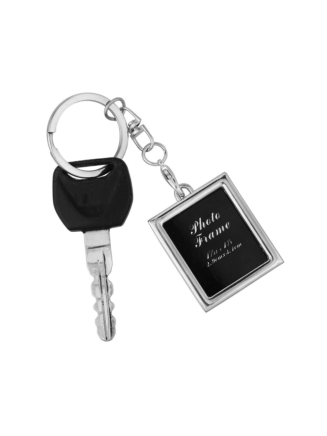 MEMOIR Unisex Printed Stainless Steel Photo Insert Key Chain
