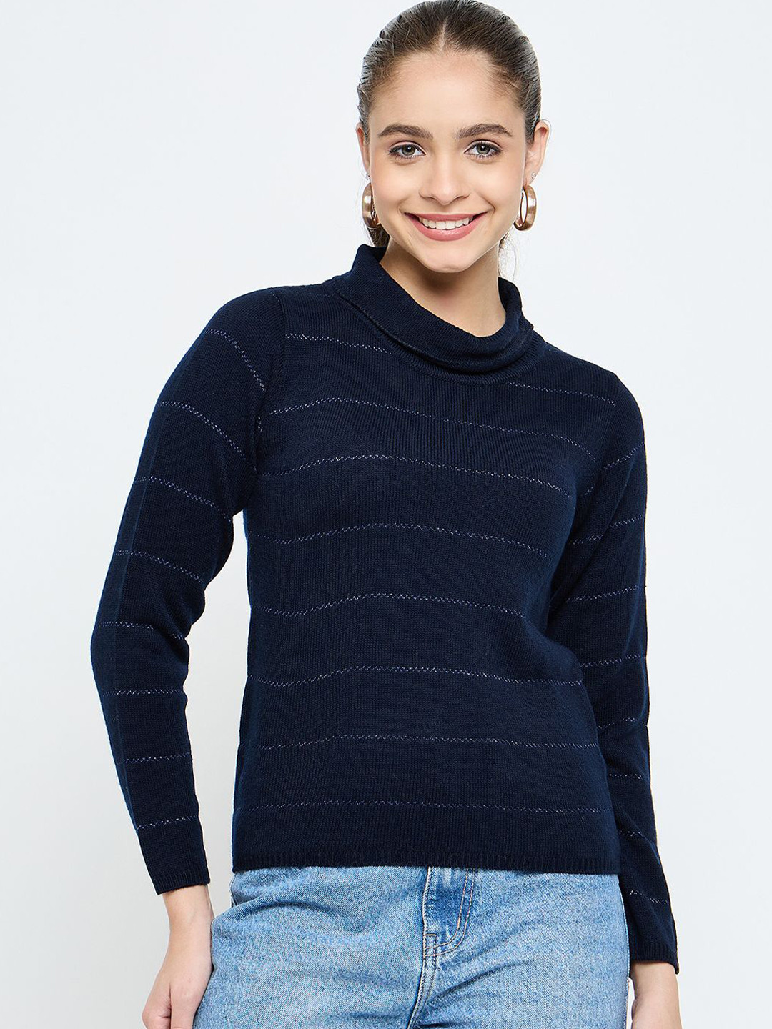 CREATIVE LINE Self Design Winter Top