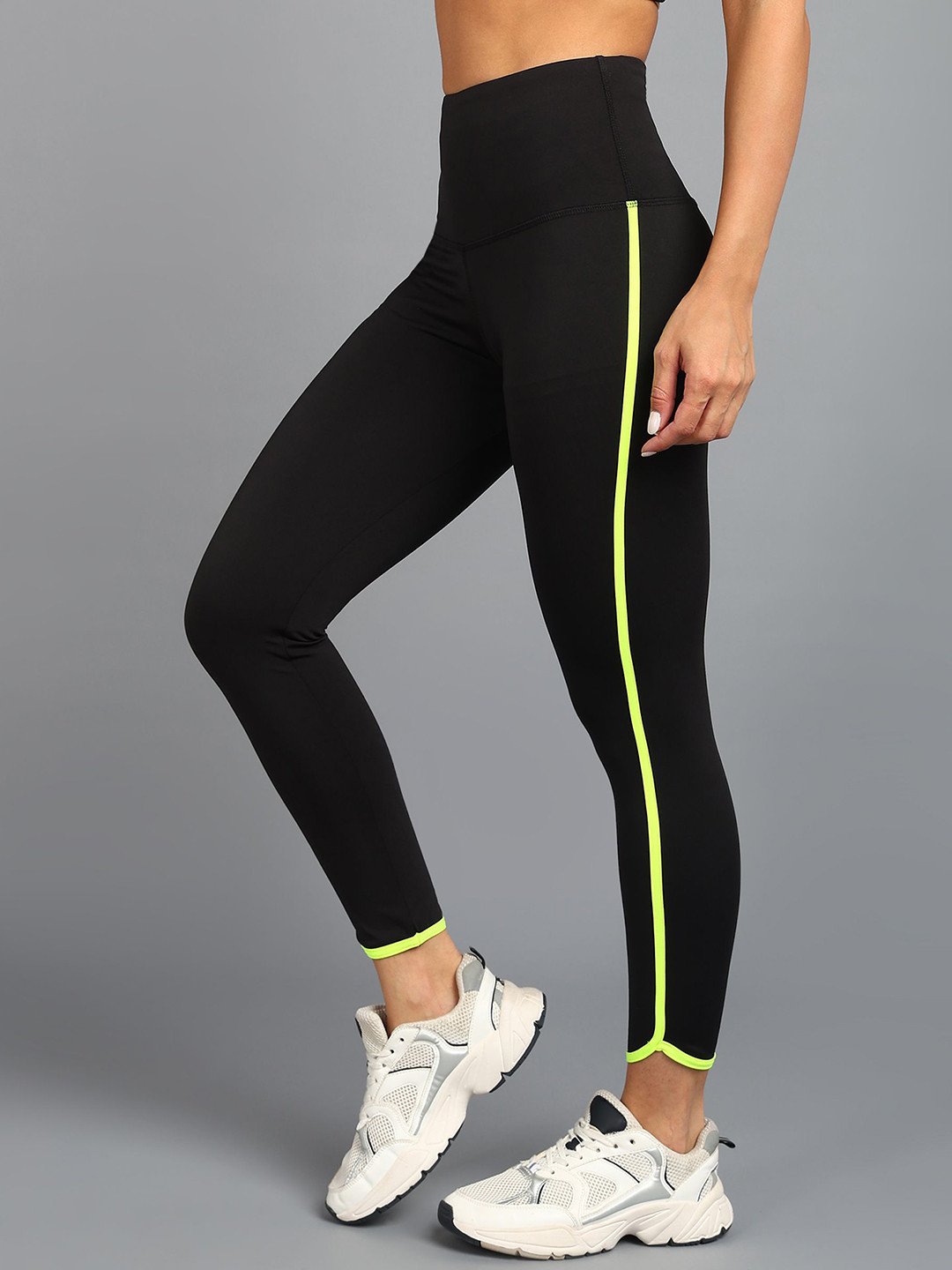 Rock Paper Scissors Women Colourblocked Ankle-Length Tights