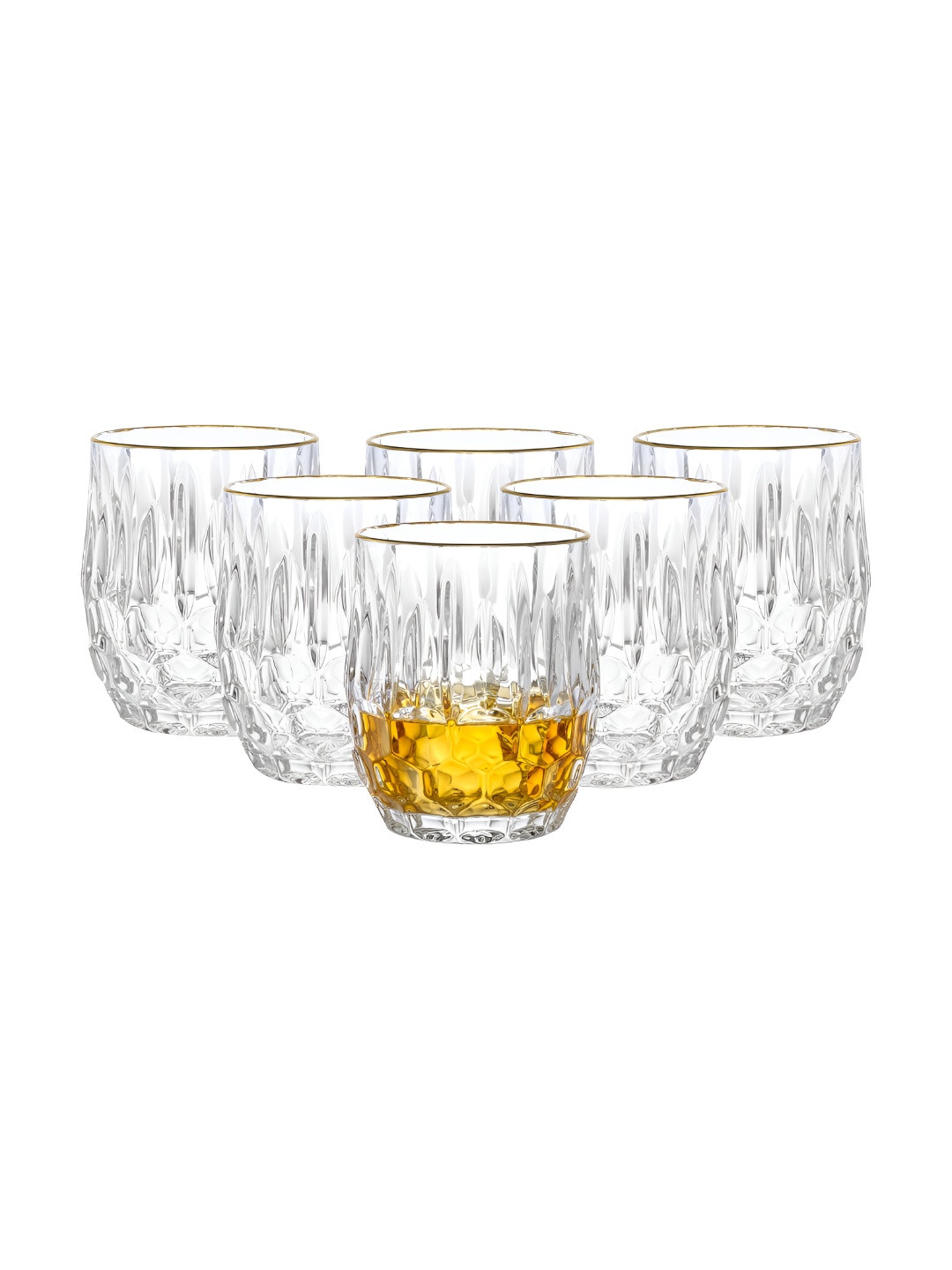 Dubblin Cosmo Transparent 6 Pieces Whiskey Glass 310ml