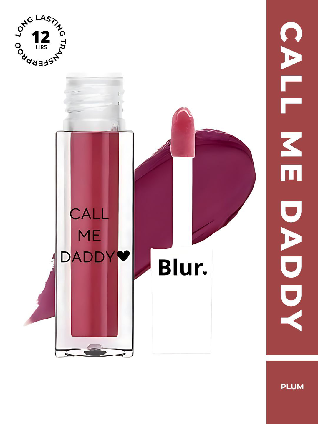 BLUR INDIA Call Me Daddy Nude Matte Liquid Lipstick 5ml - Plum
