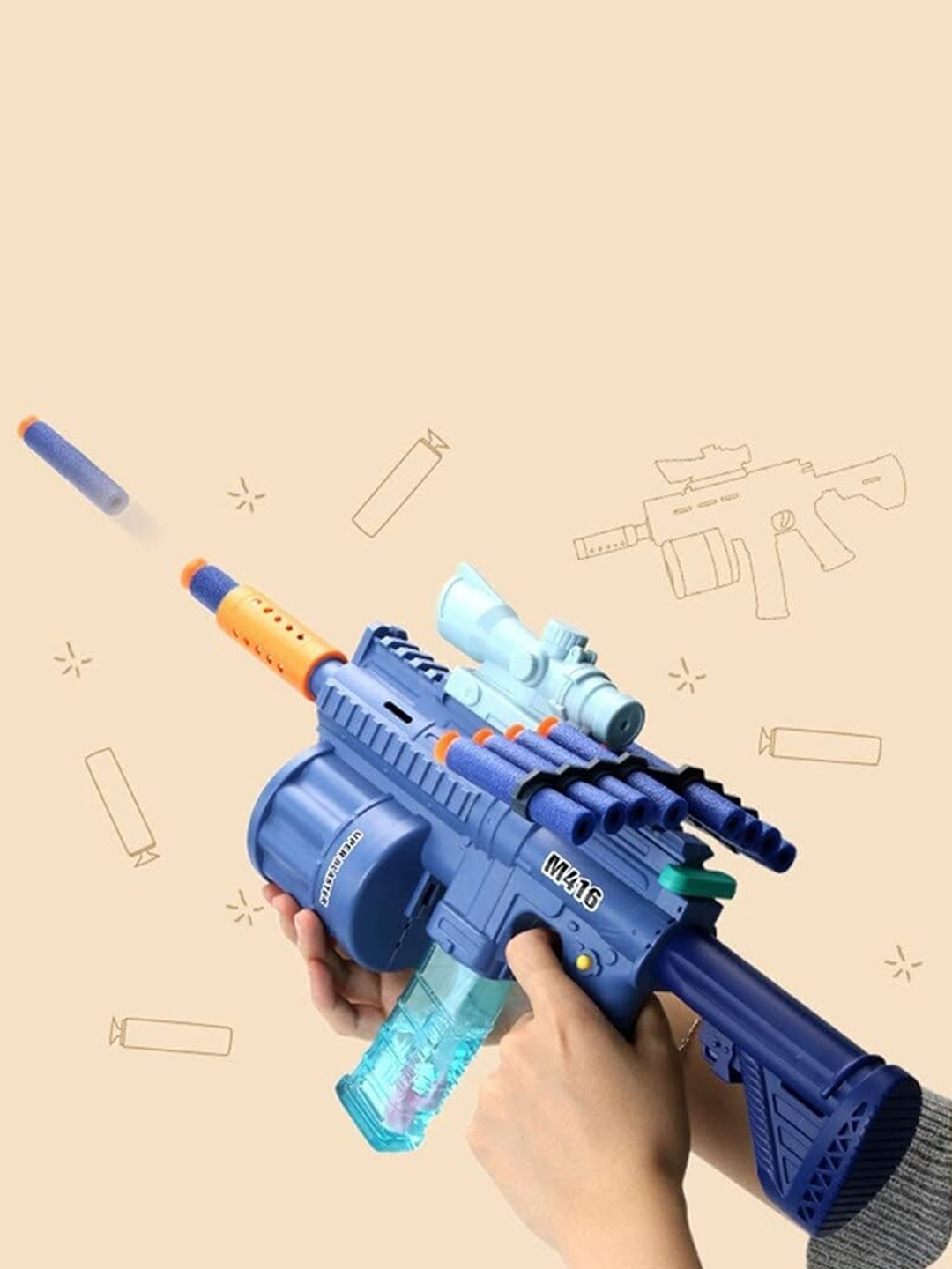 MUREN Kids Non-Allergic Gun Activity Toys and Games