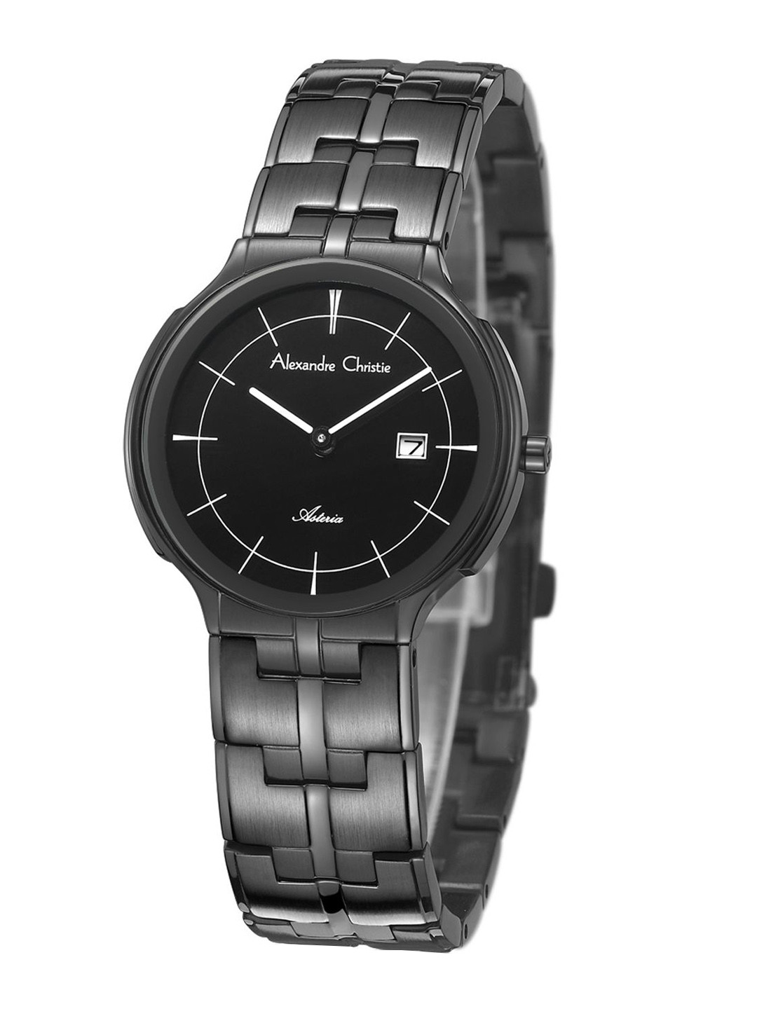 Alexandre Christie Women Dial & Leather Bracelet Style Straps Analogue Watch 8547LDBIPBA