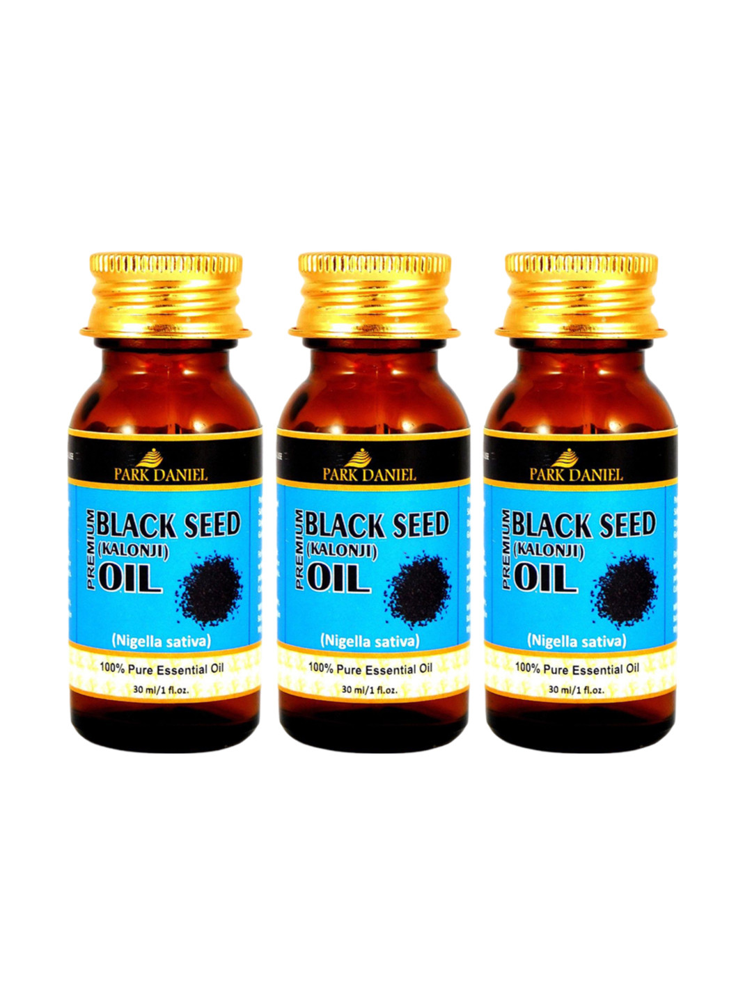 Park Daniel Set Of 3 100% Pure & Natural Blackseed Oil - 30 ml Each