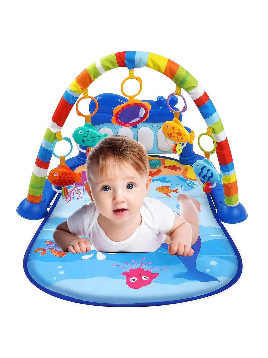 PLUSPOINT BPA Free Play Mat Activity Toys and Games