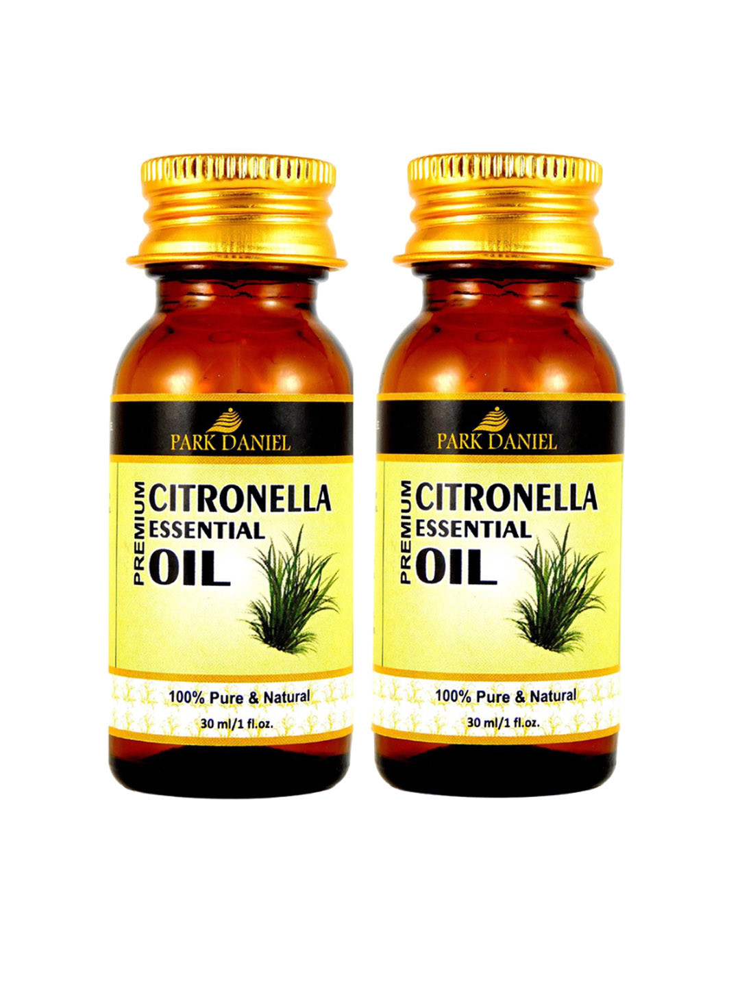 Park Daniel Set of 2 Pure & Natural Premium Citronella Essential Oil - 30 ml each