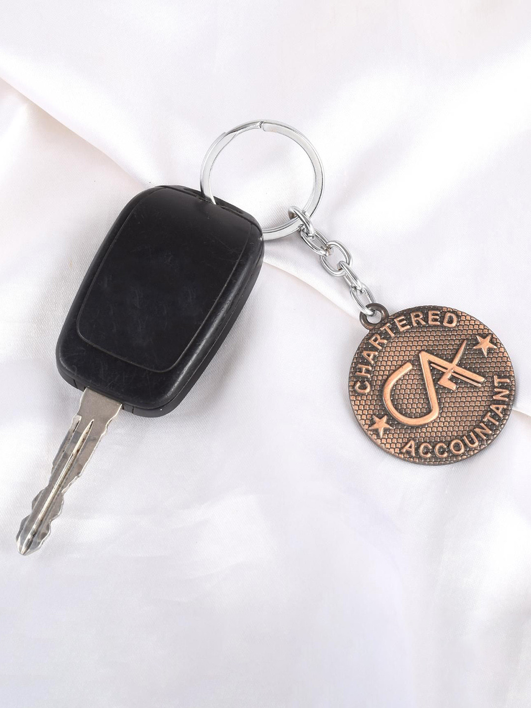 MEMOIR Unisex Pure Copper Chartered Accountants Keychain