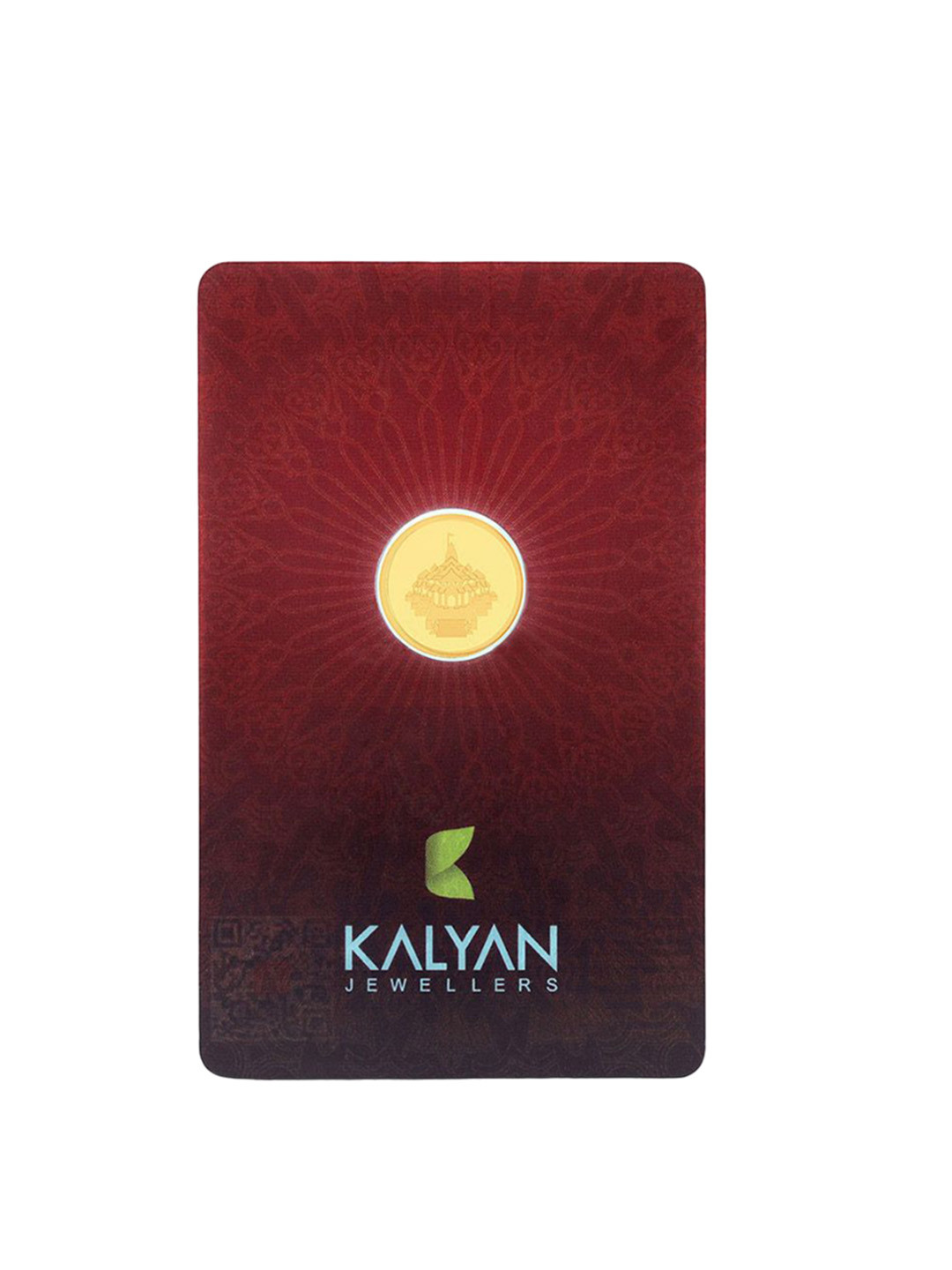 Kalyan Jewellers 24K (999) Purity Ayodhya Gold Coin 1 Gms