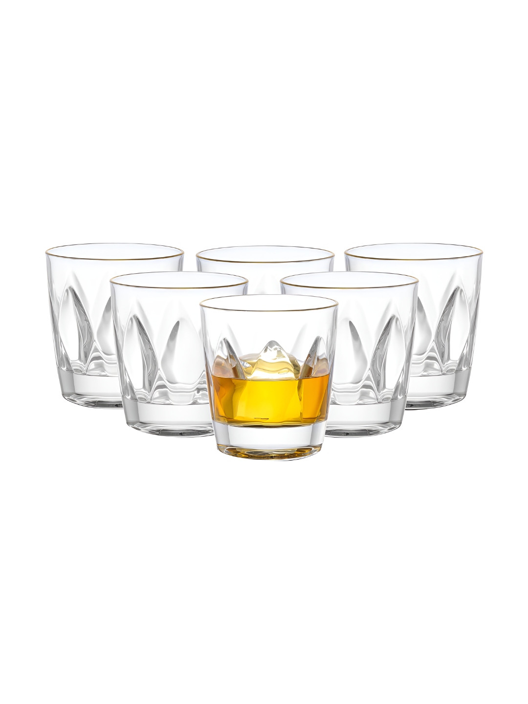 Dubblin Belmond Transparent 6 Pieces Whiskey Glass 345ml