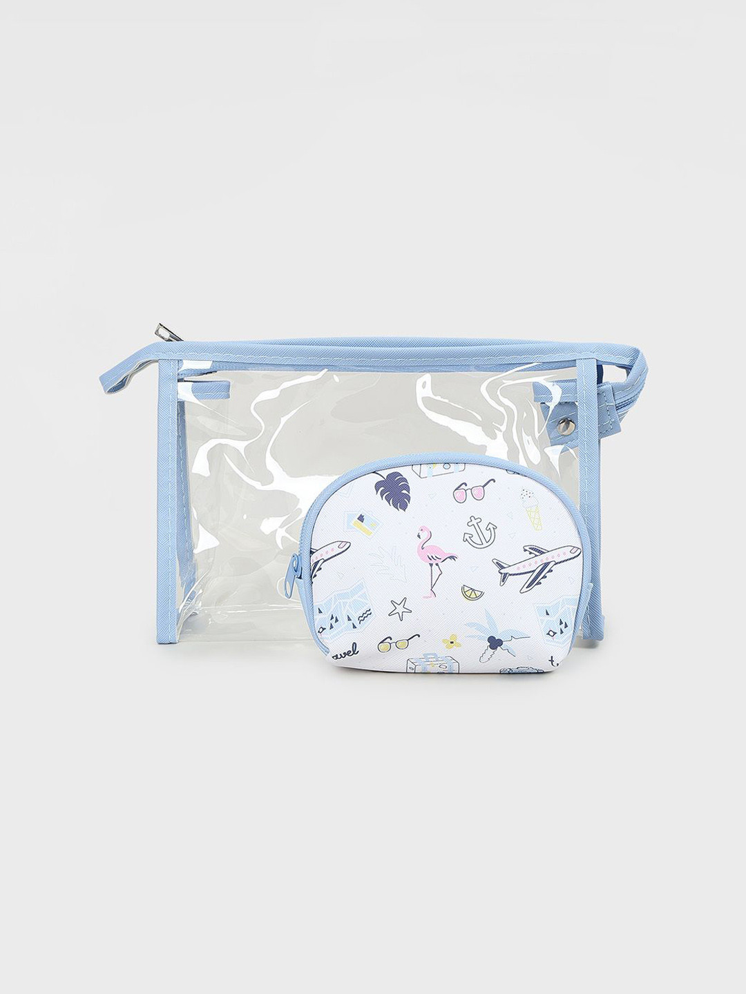 Ginger by Lifestyle Women Pouch Toilet Kit - Blue