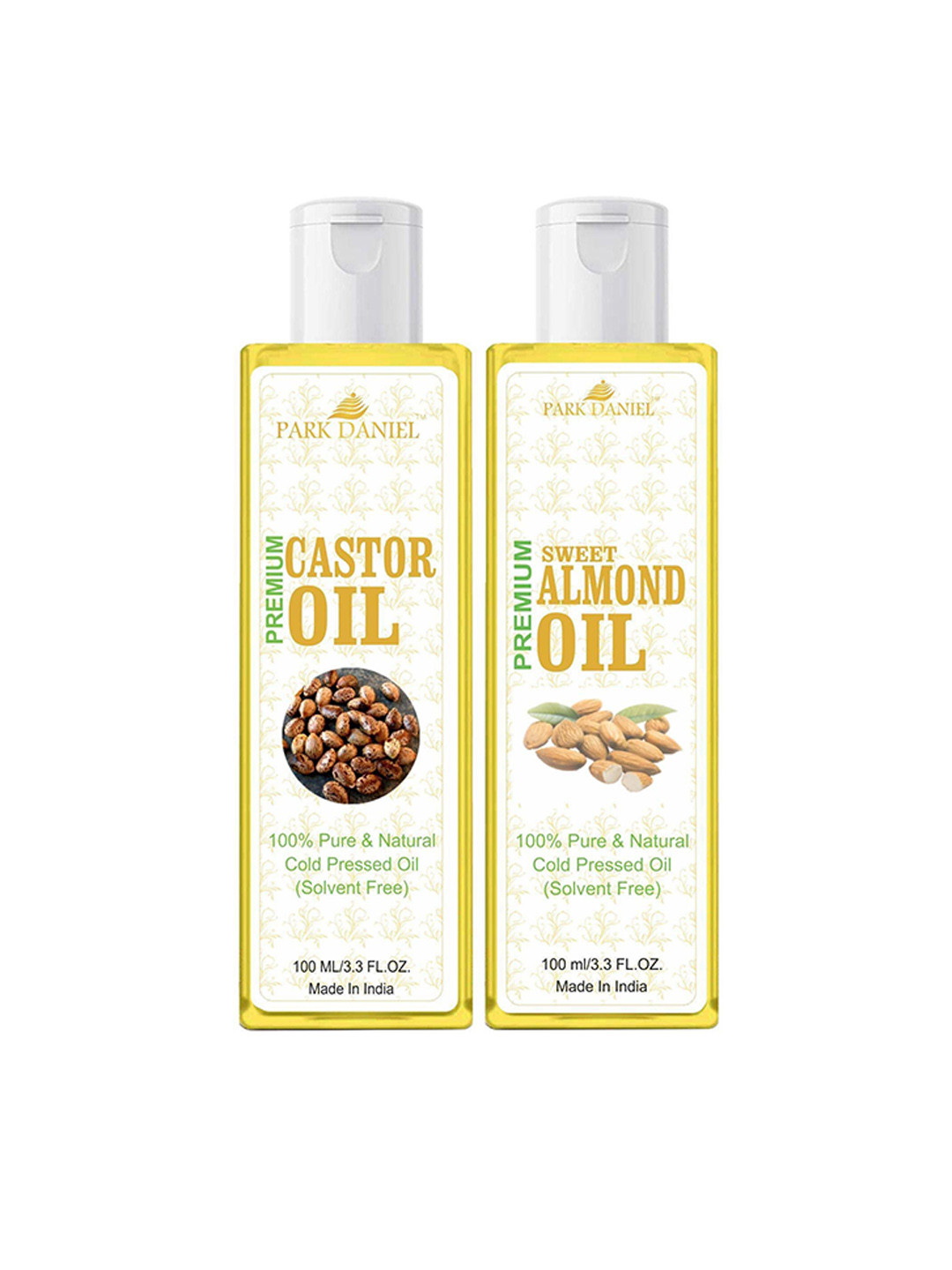 Park Daniel Set of 2 Premium Castor Oil With Sweet Almond Oil - 100 ml Each