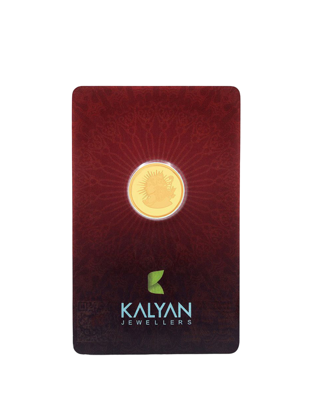 Kalyan Jewellers 24K (999) Purity Shree Ram Gold Coin 2 Gms