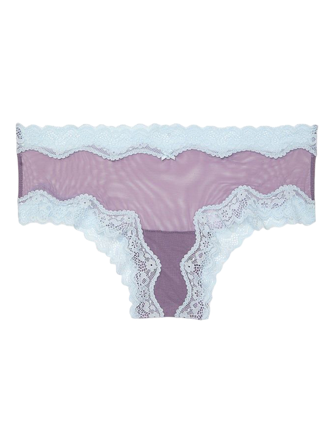 Victoria's Secret Tease Mesh Lace-Trim Cheeky Panty