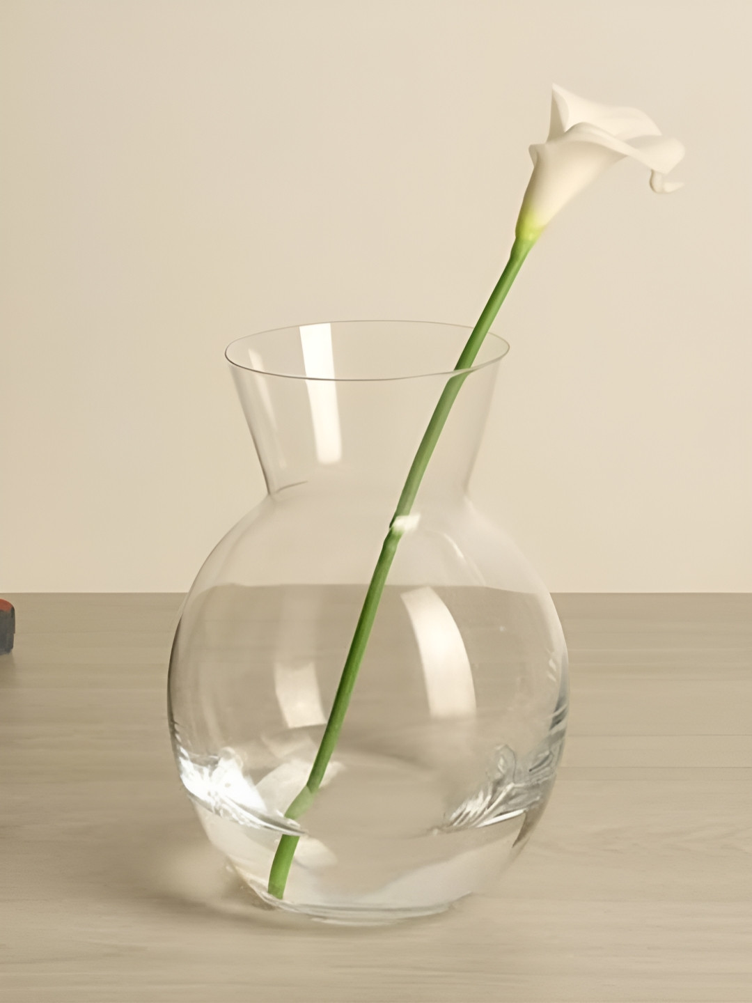 smart serve Bohemia Transparent European Clear Crystal Glass Flower Vase 220 mm