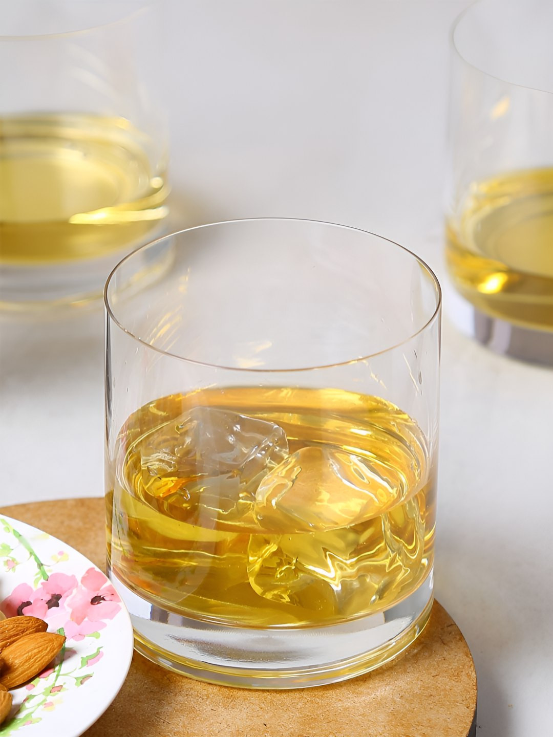 Bohemia Crystal Barline Transparent 6 Pieces Whiskey Bar Glasses-410 ml