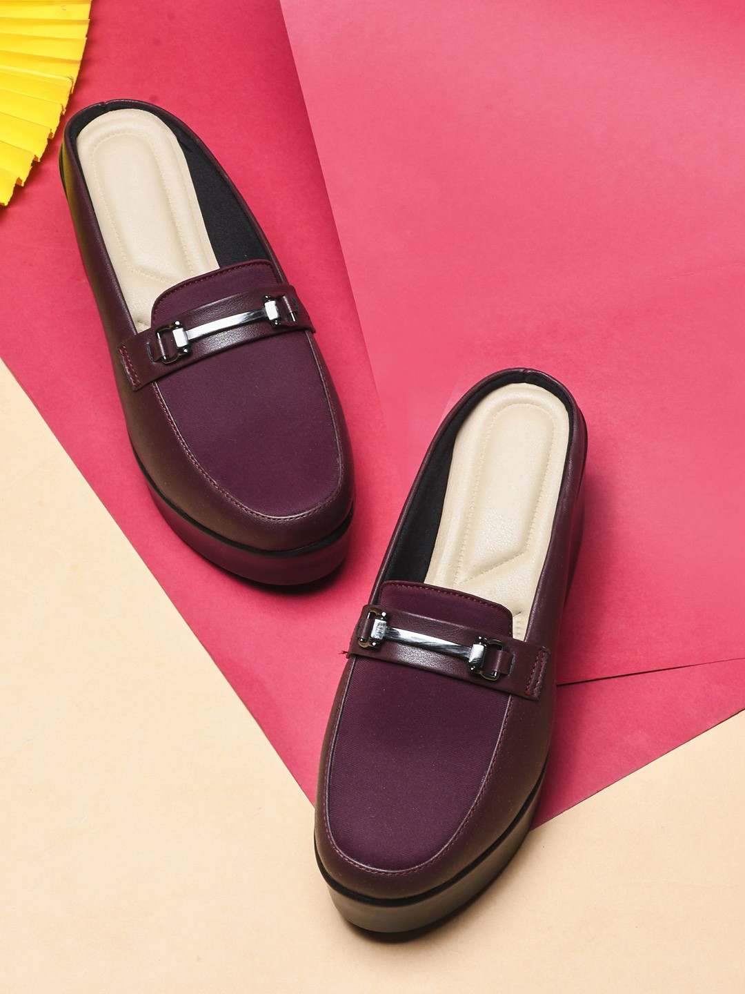 Try Me Women Slip-On Wedge Heel Mules