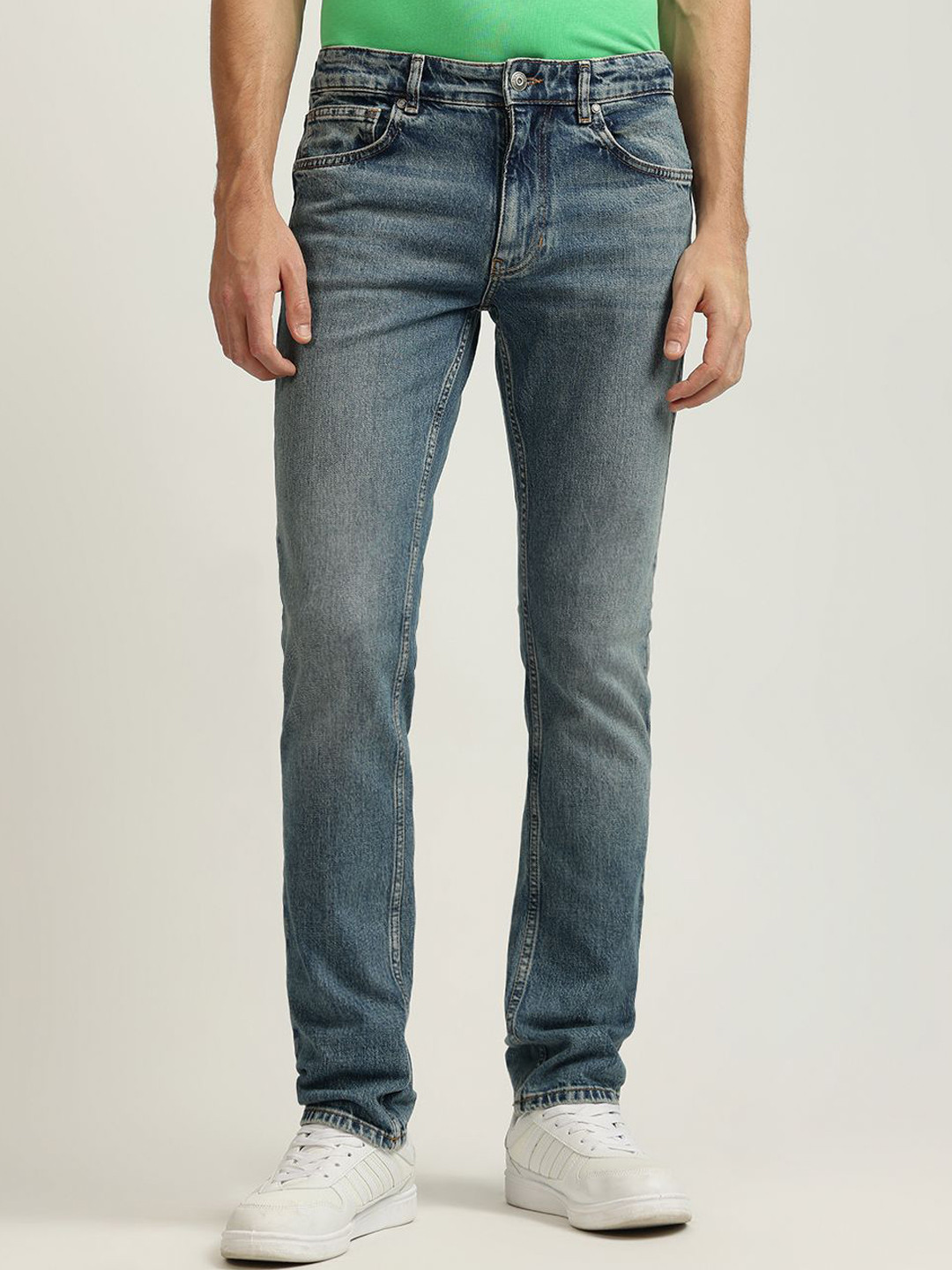 Just Cavalli Men Mid-Rise Slim Fit Jeans