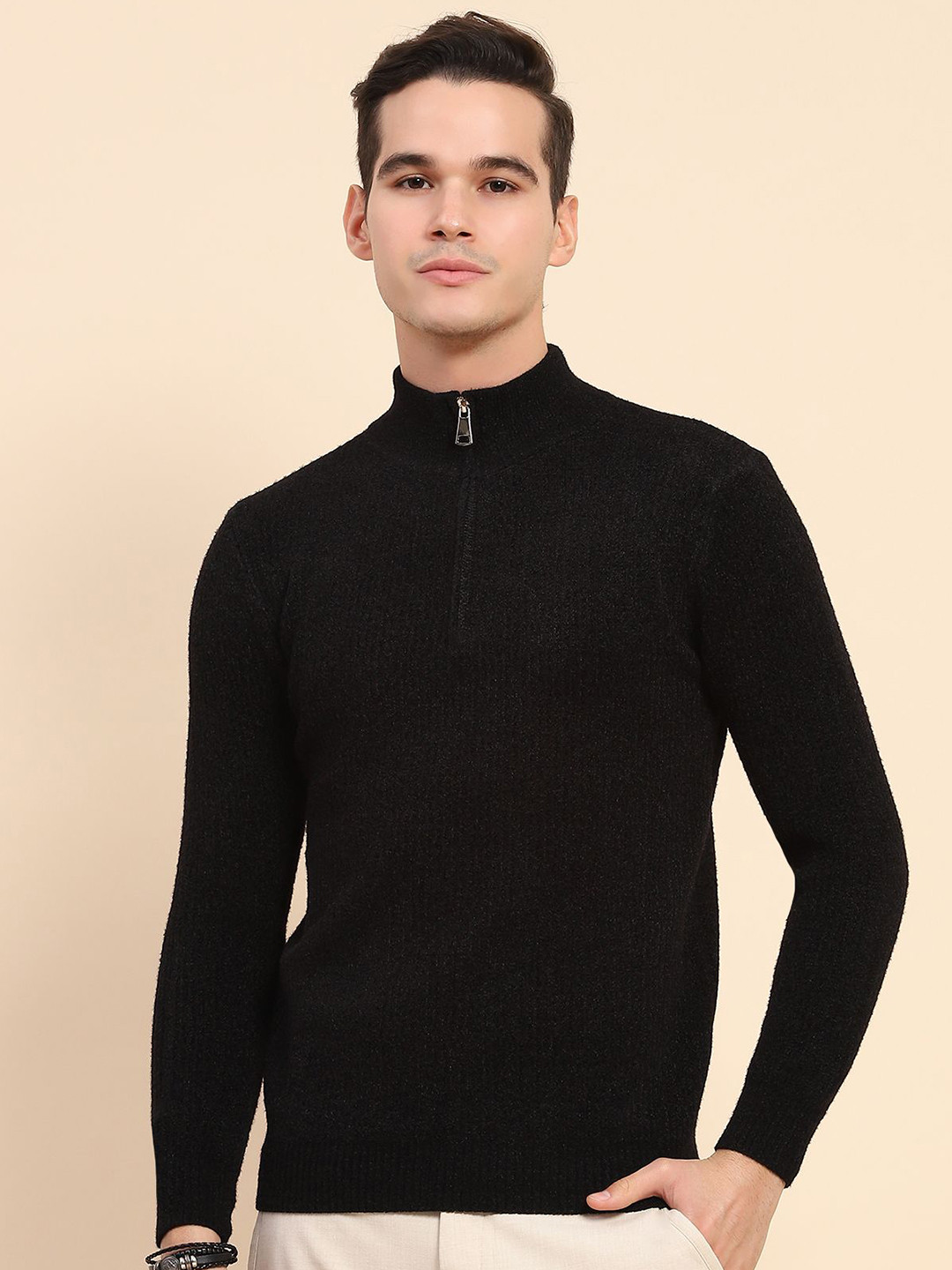 Global Republic Men Turtle Neck Pullover Sweater