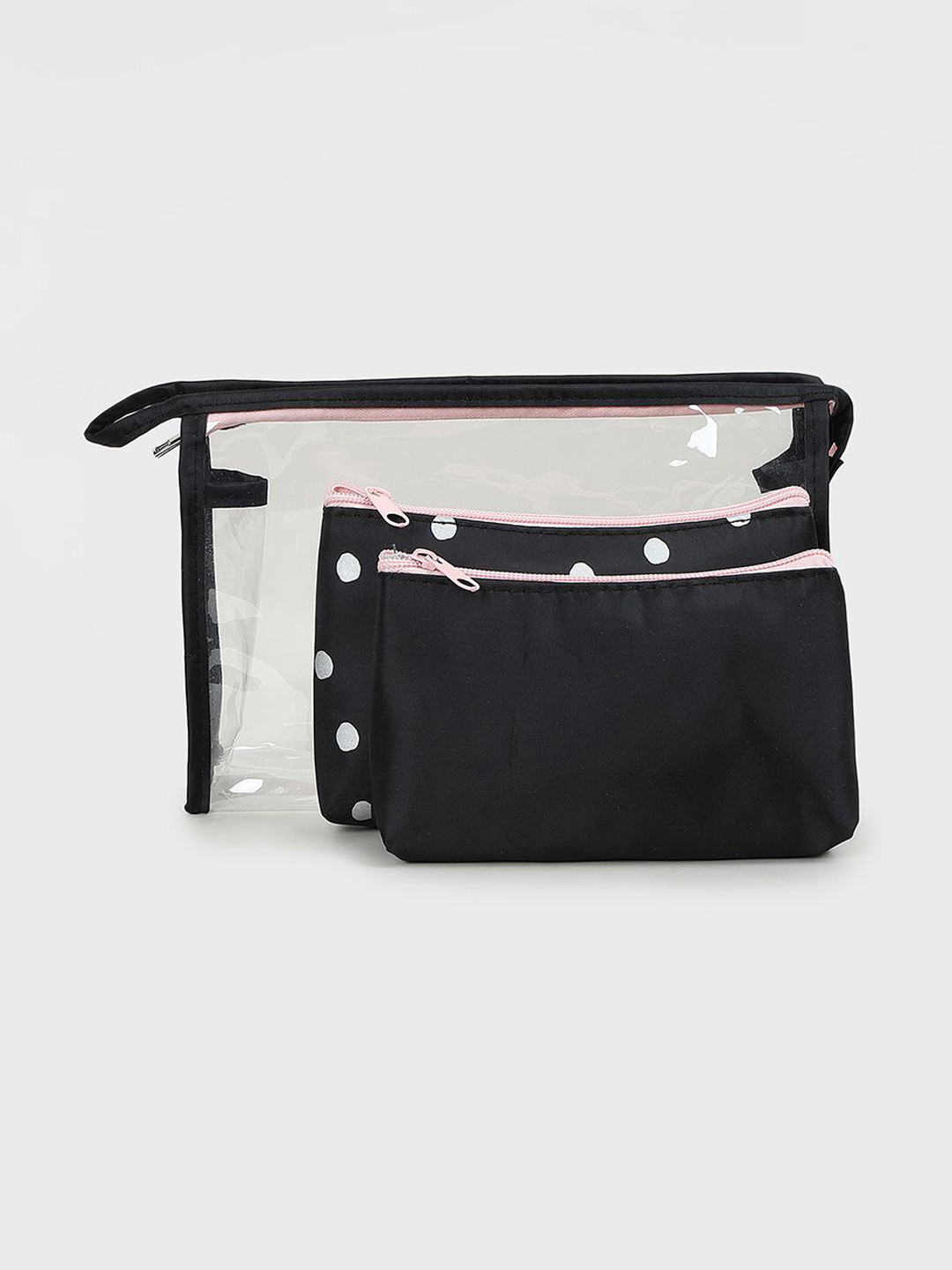 Ginger by Lifestyle Women Pouch Toilet Kit - Black
