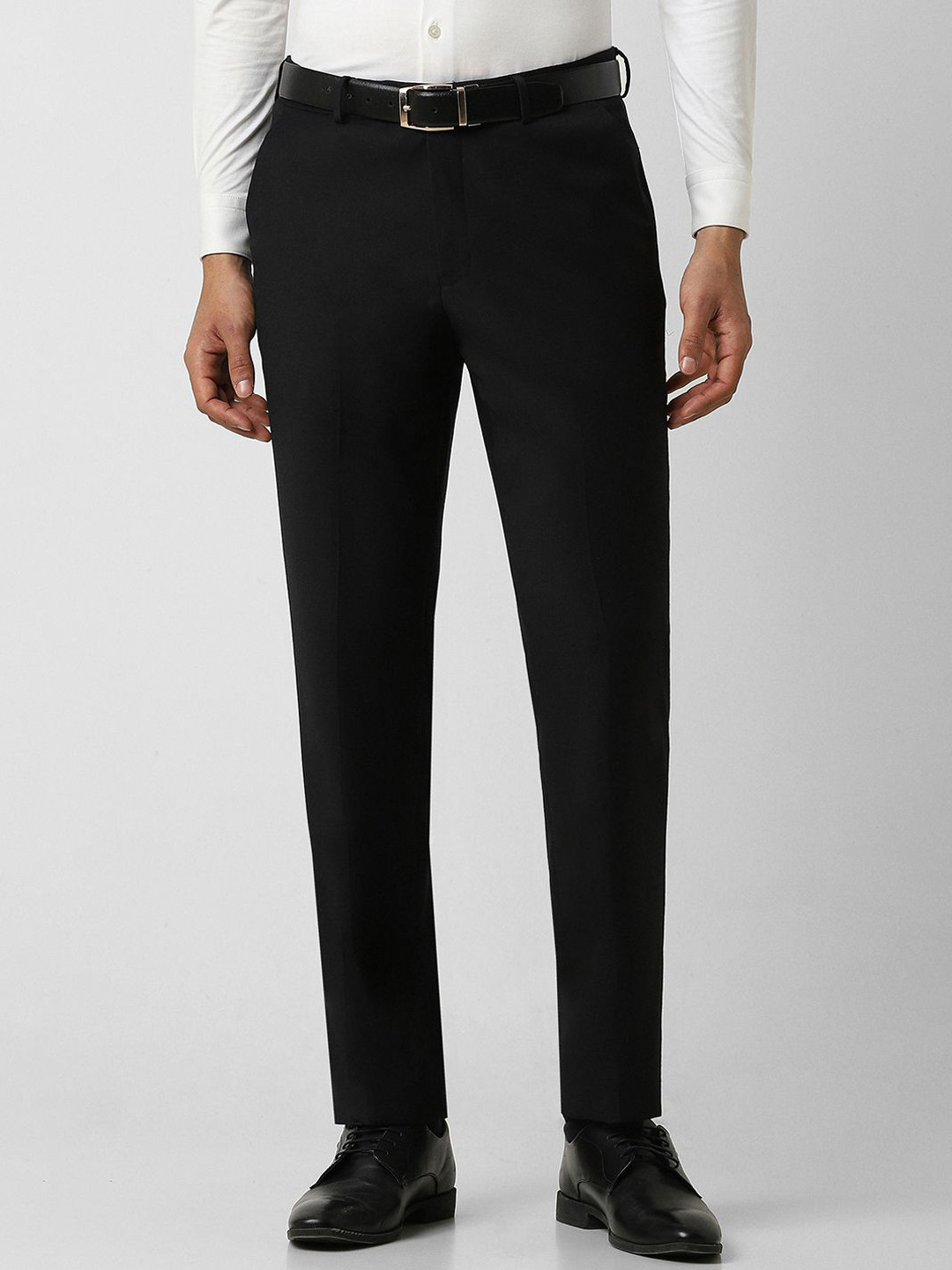 Van Heusen Men Pocket Detailing Mid-Rise Trousers