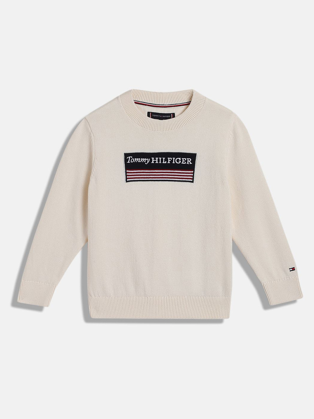 Tommy Hilfiger Boys Brand Logo Printed Cotton Sweatshirt