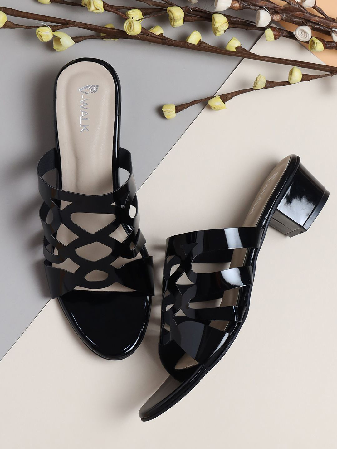 V-WALK Women Party Block Sandals